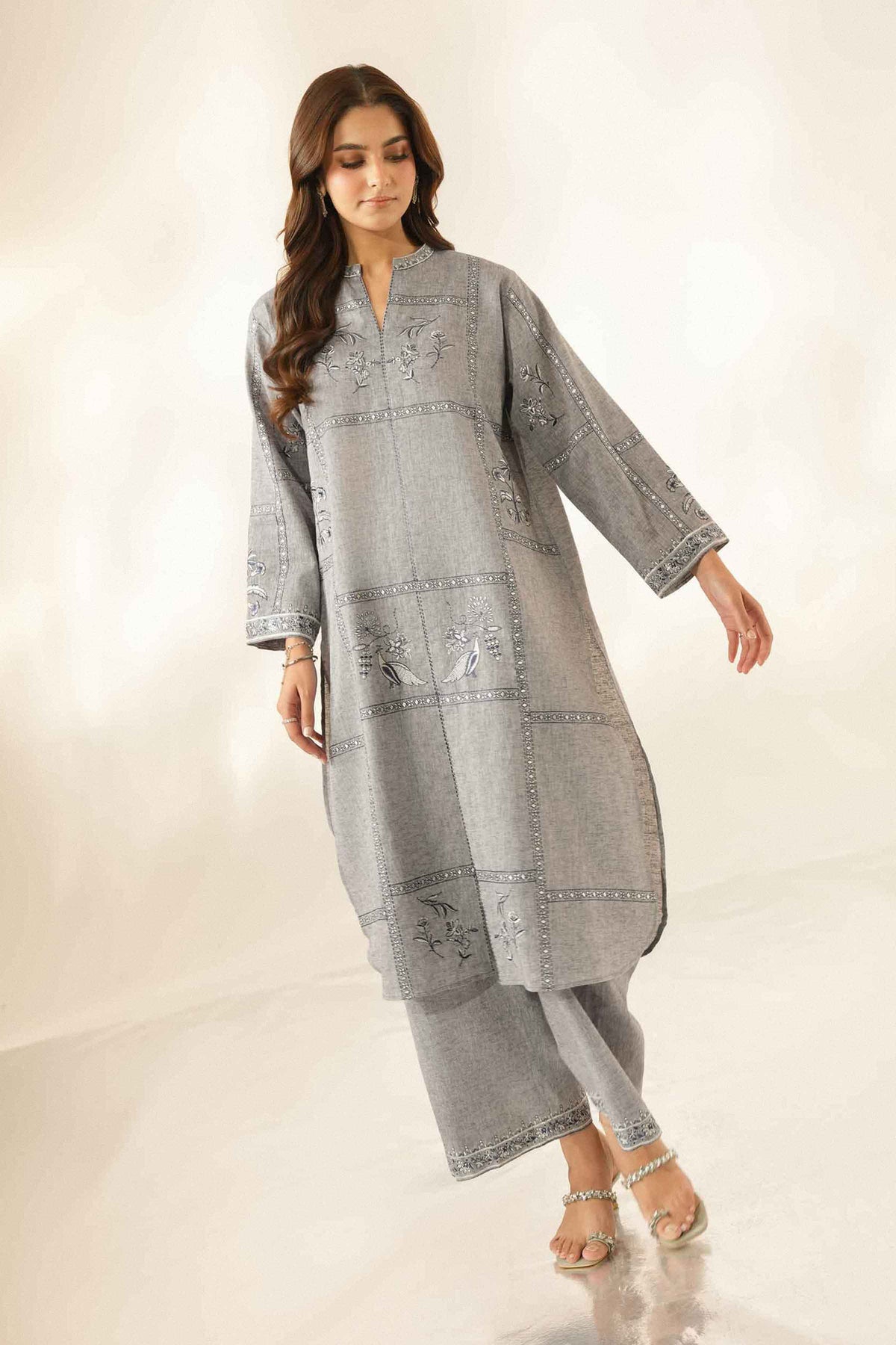 2 Piece -  Embroidered Suit - ST2STE-LUXE26WV1-26  for Women - Pret Collection | Nishat | Shop Online