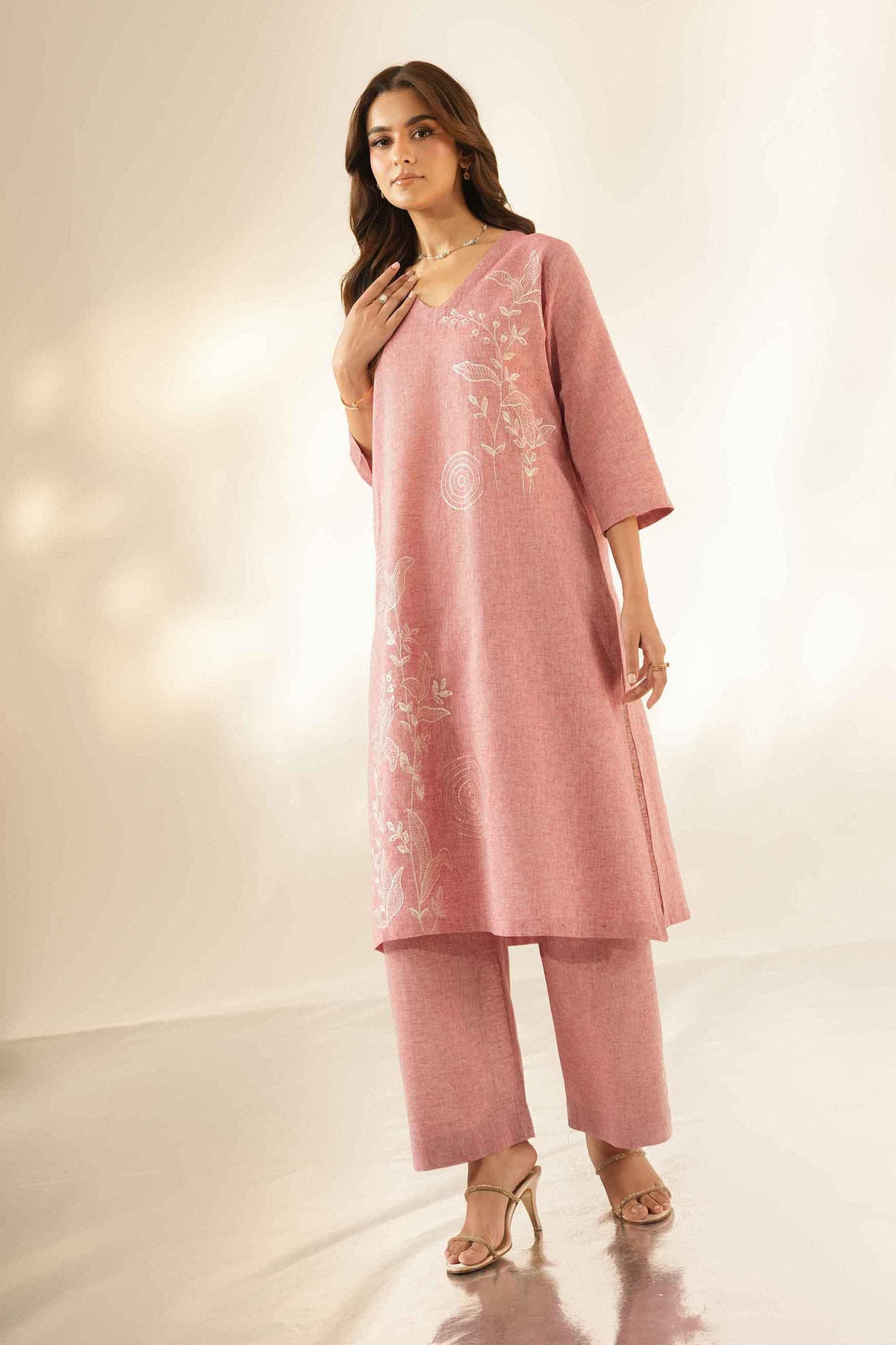 2 Piece - Embroidered Suit - ST2STE-LUXE26WV1-27 for Women - Pret Collection | Nishat | Shop Online 
