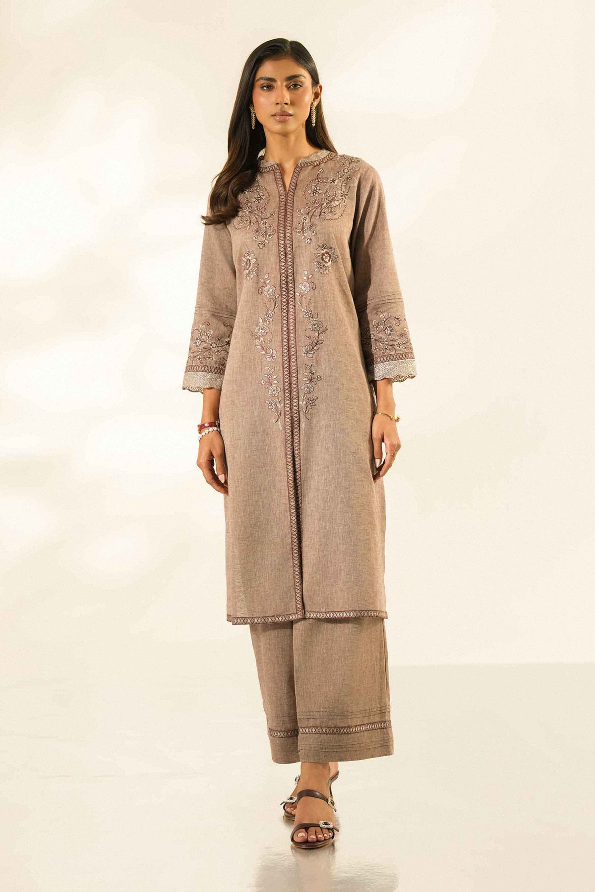2 Piece - Embroidered Suit - ST2STE-LUXE26WV1-28 for Women -  Luxury Pret Collection | Nishat | Shop Online 