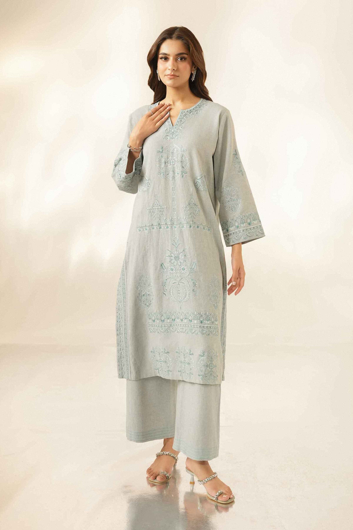 2 Piece - Embroidered Suit - ST2STE-LUXE26WV1-29