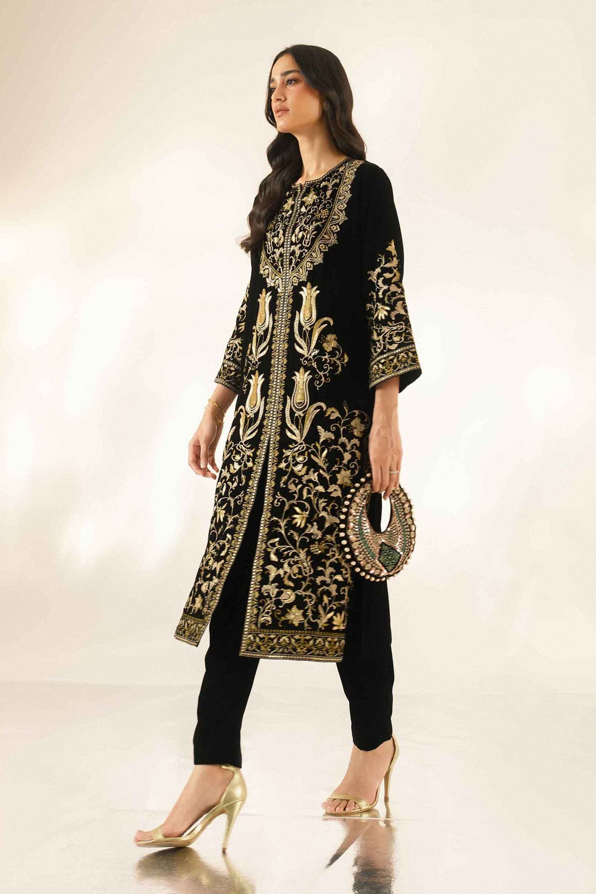 2 Piece - Embroidered Suit - ST2STE-LUXE26WV1-3 for Women - Pret Collection | Nishat | Shop Online 
