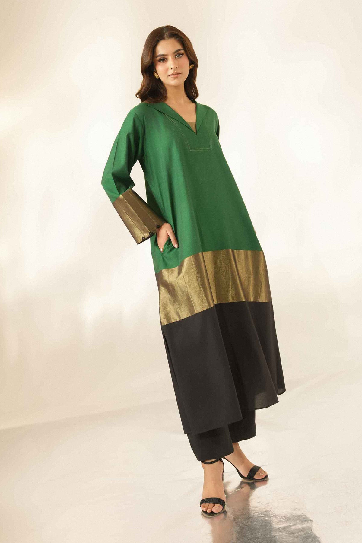 2 Piece - Printed Suit - ST2STE-LUXE26WV1-32  for Women - Pret Collection | Nishat | Shop Online