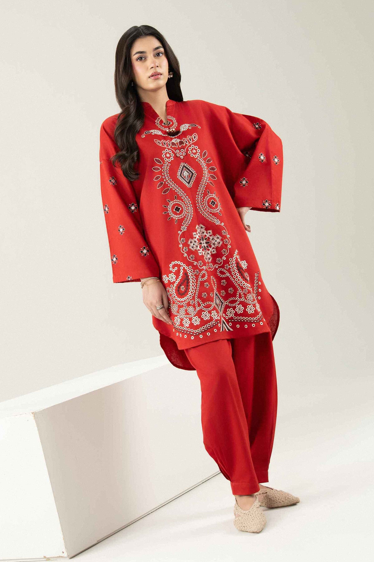 2 Piece - Embroidered Suit - ST2STE-PRET26WV1-1  for Women - Pret Collection | Nishat | Shop Online