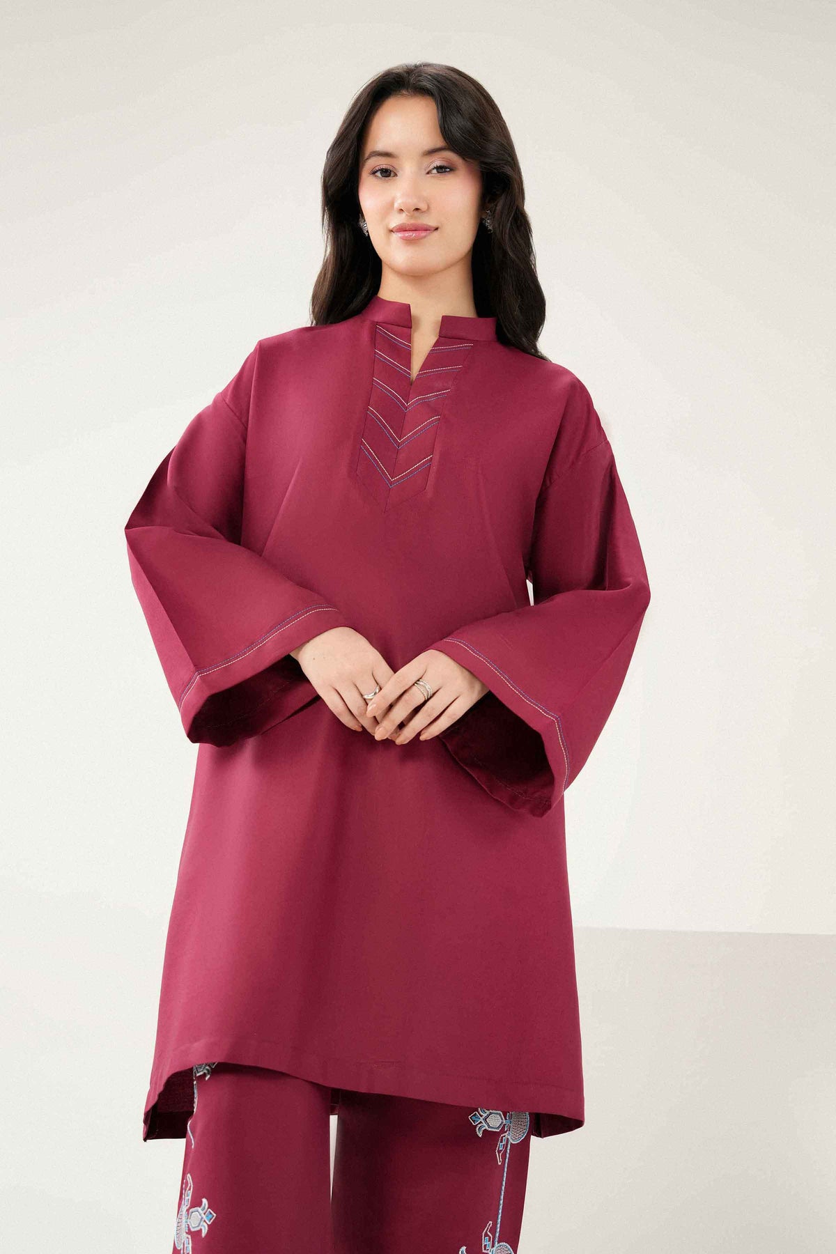 2 Piece - Embroidered Suit - ST2STE-PRET26WV1-10