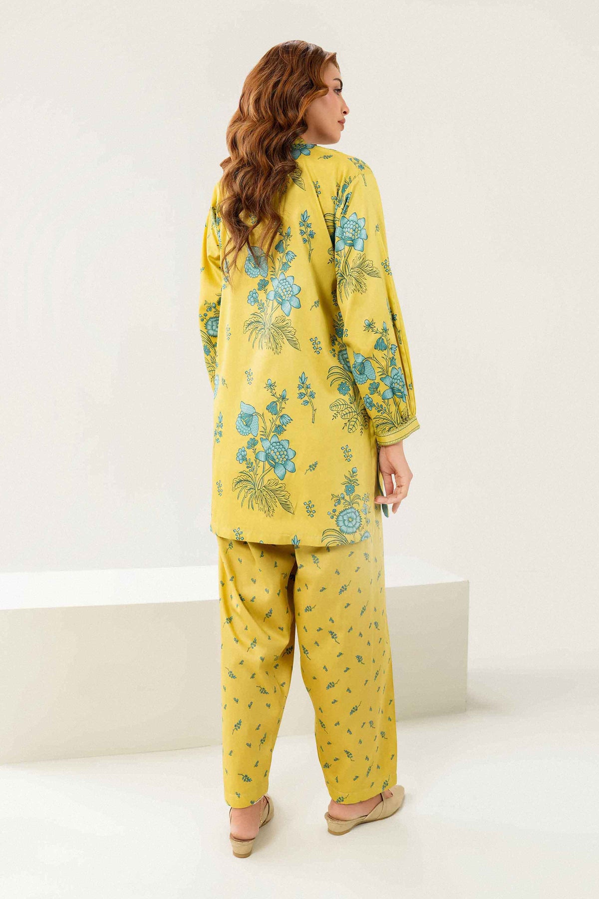 2 Piece - Printed Embroidered Suit - ST2STE-PRET26WV1-11