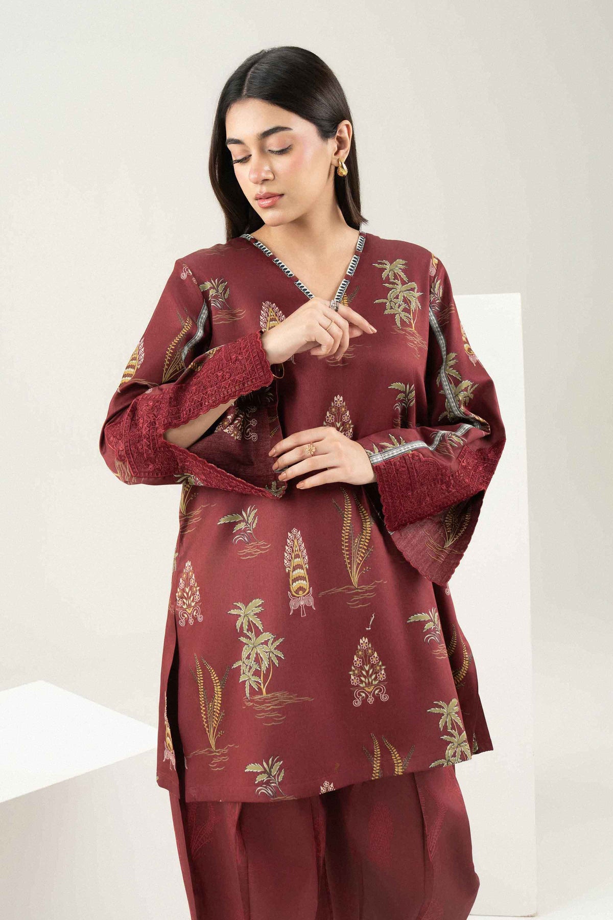2 Piece - Embroidered Suit - ST2STE-PRET26WV1-12 for Women - Pret Collection | Nishat | Shop Online