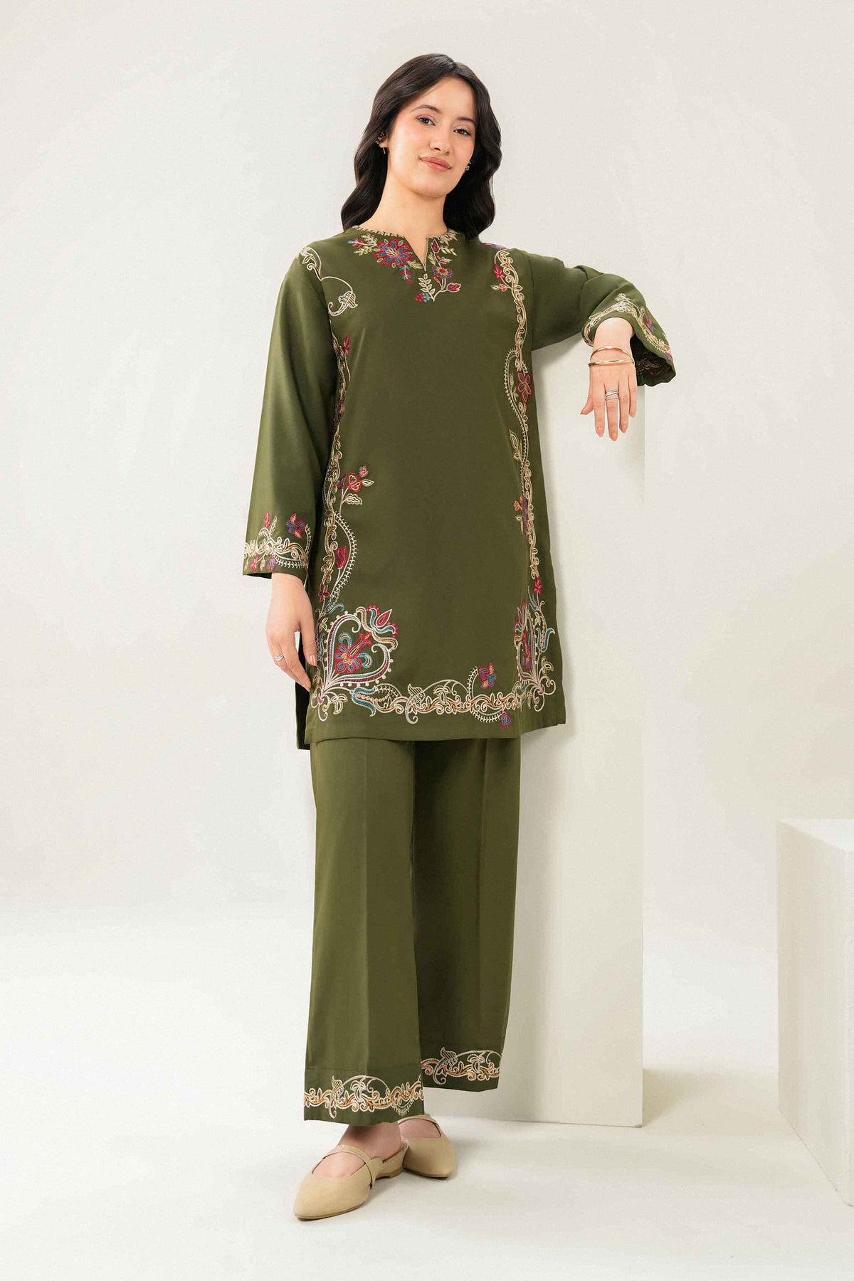 2 Piece - Embroidered Suit - ST2STE-PRET26WV1-13