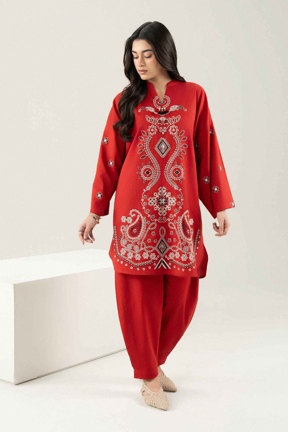 2 Piece - Embroidered Suit - ST2STE-PRET26WV1-1  for Women - Pret Collection | Nishat | Shop Online