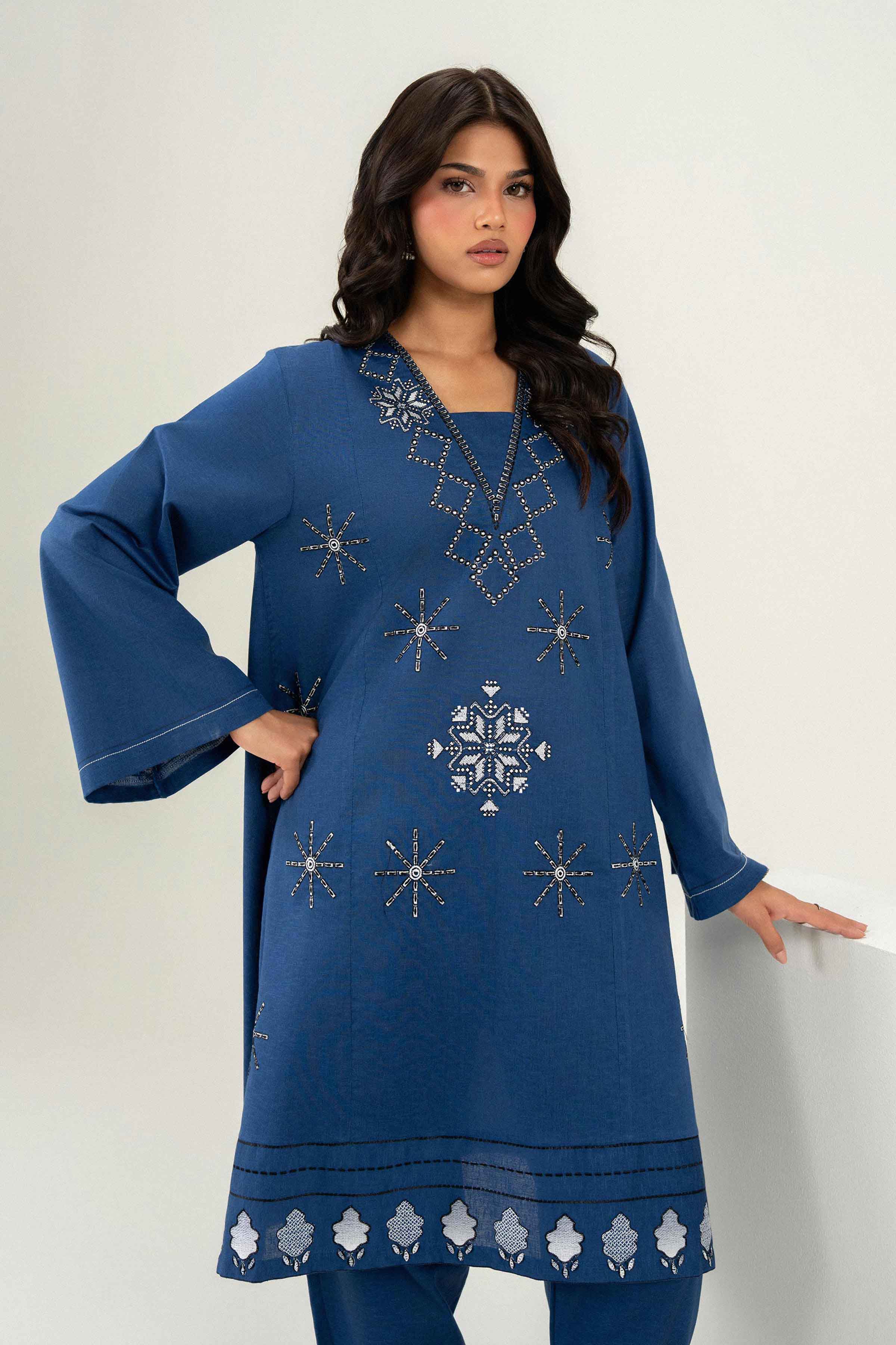 2 Piece - Embroidered Suit - ST2STE-PRET26WV1-2 for Women - Pret Collection | Nishat | Shop Online 
