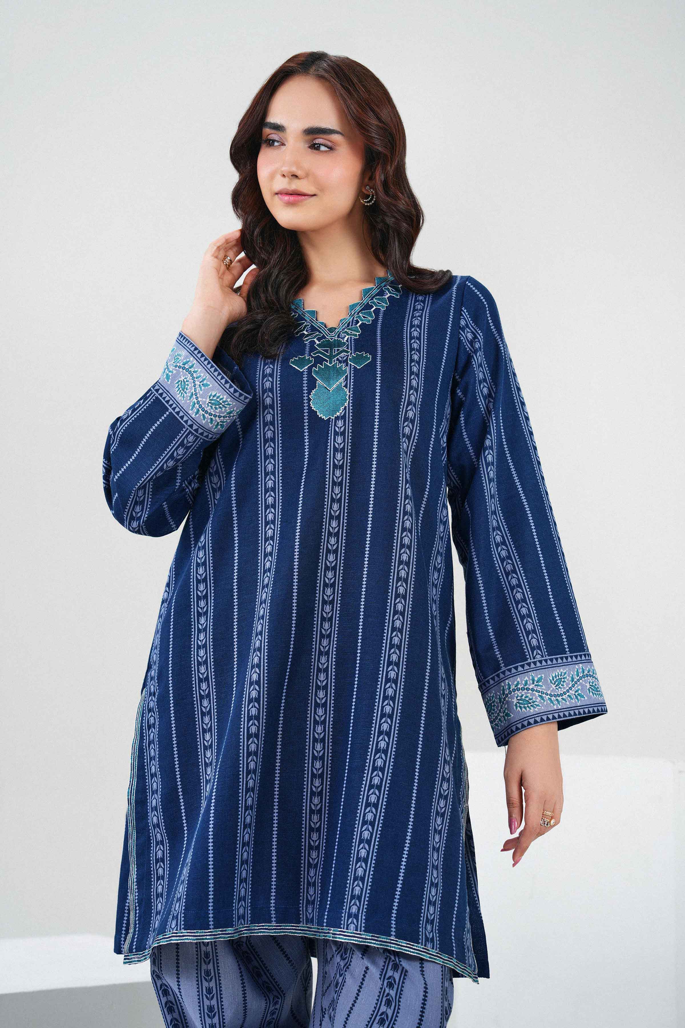 2 Piece - Printed Embroidered Suit - ST2STE-PRET26WV1-3 for Women - Pret Collection | Nishat | Shop Online 