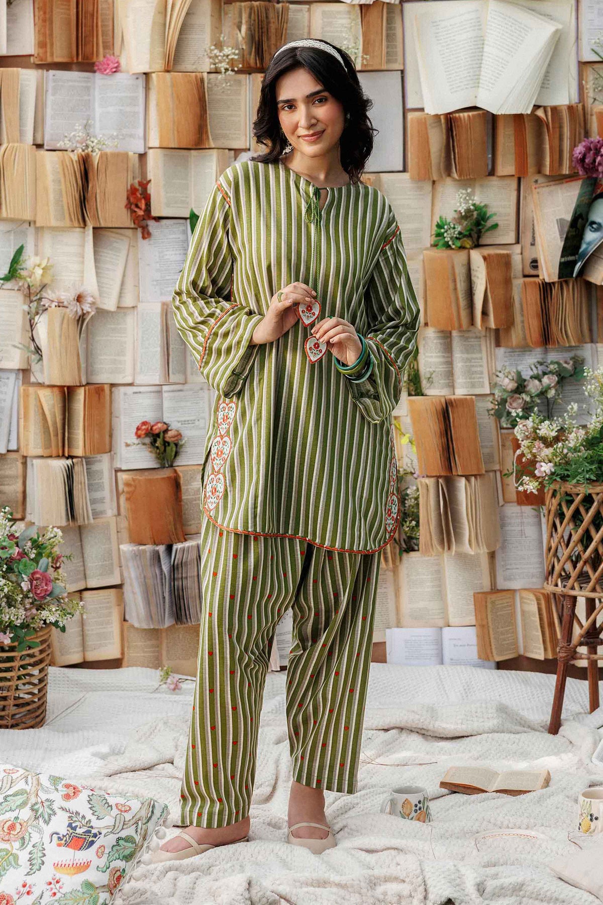 2 Piece - Printed Embroidered Suit - ST2STE-PRET26WV1-4  for Women - Pret Collection | Nishat | Shop Online