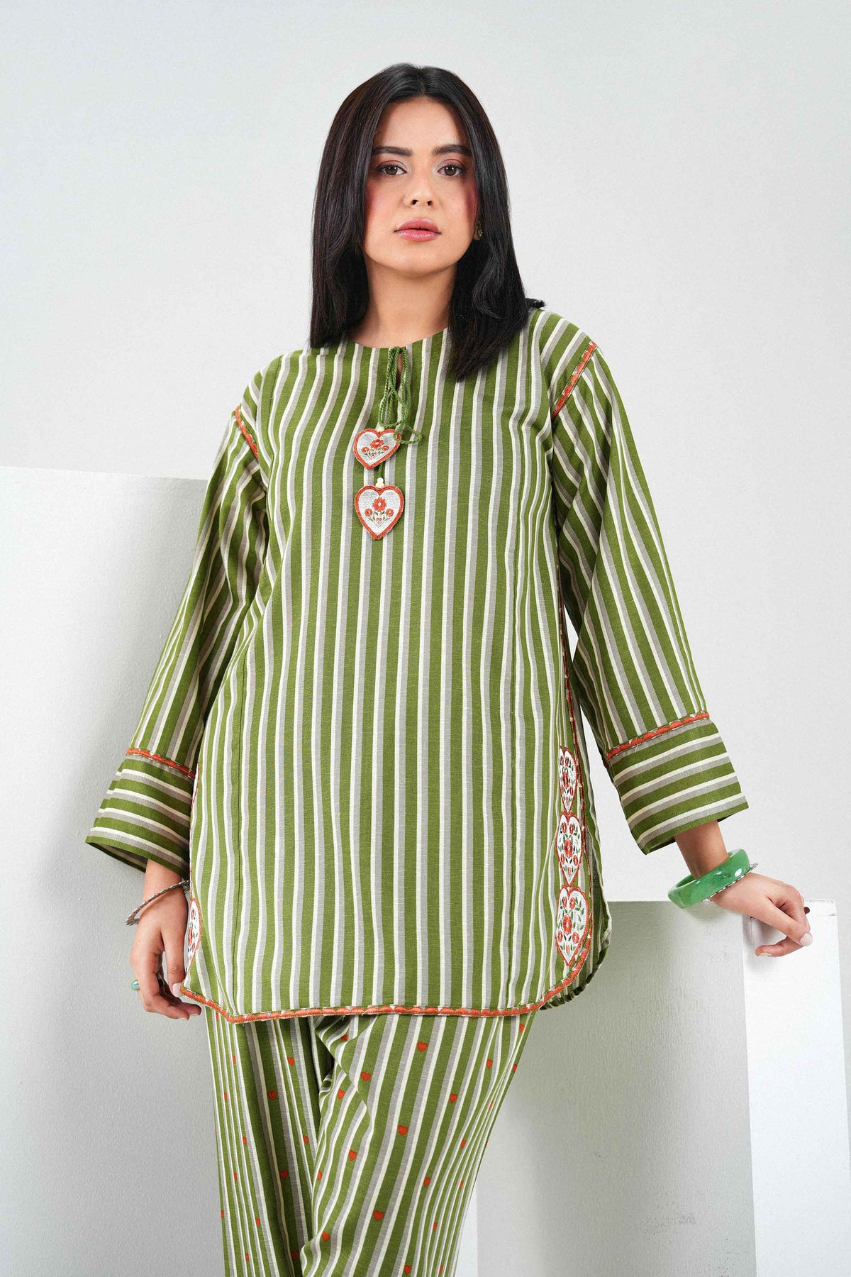 2 Piece - Printed Embroidered Suit - ST2STE-PRET26WV1-4  for Women - Pret Collection | Nishat | Shop Online