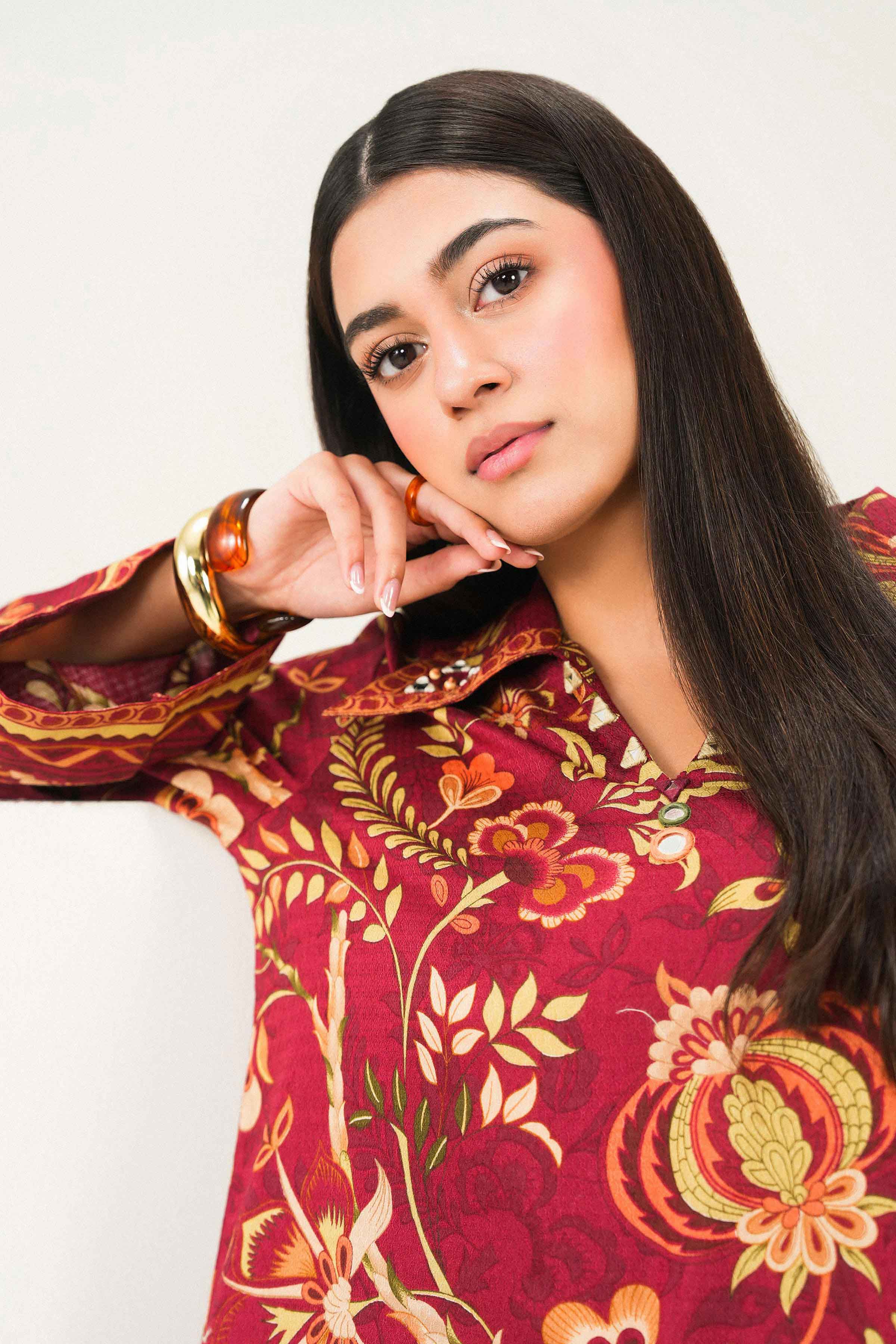 2 Piece - Printed Embroidered Suit - ST2STE-PRET26WV1-7 for Women - Pret Collection | Nishat | Shop Online 