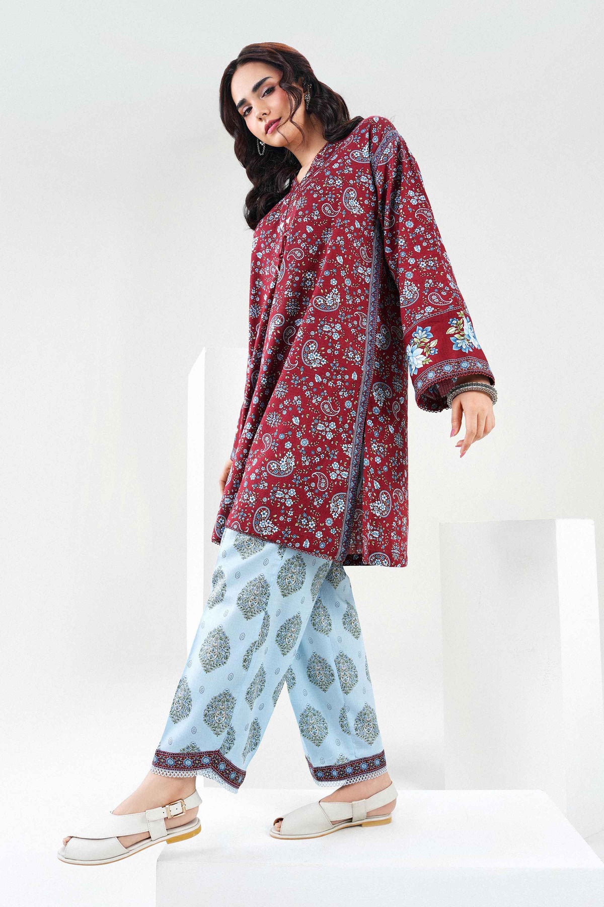 2 Piece - Printed Suit - ST2STE-PRET26WV1-8  for Women - Pret Collection | Nishat | Shop Online
