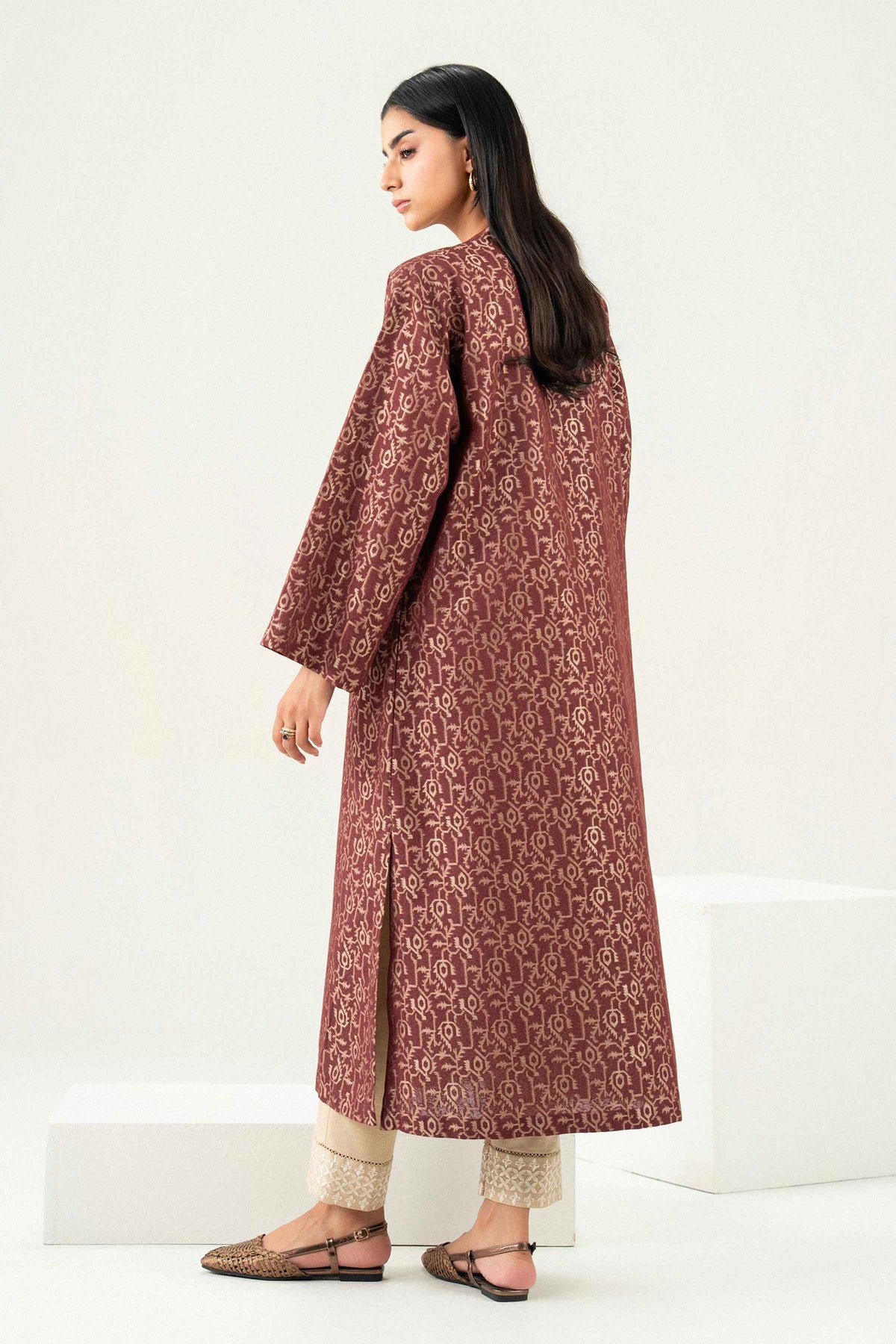 2 Piece - Embroidered Suit - ST2STE-PRET26WV2-11   (trouser fab mis) for Women - Pret Collection | Nishat | Shop Online 