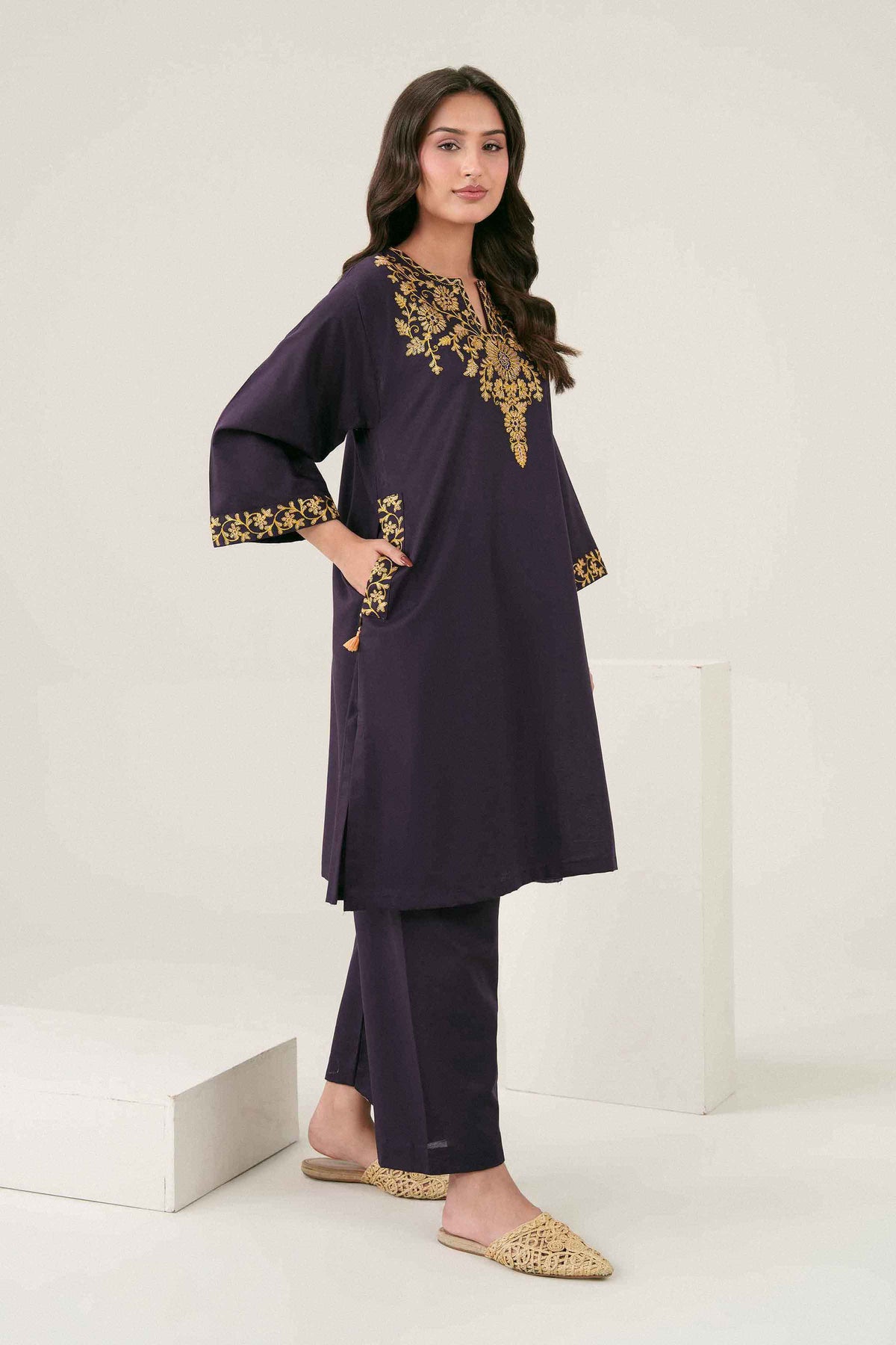 2 Piece - Embroidered Suit - ST2STE-PRET26WV2-18 for Women - Pret Collection | Nishat | Shop Online