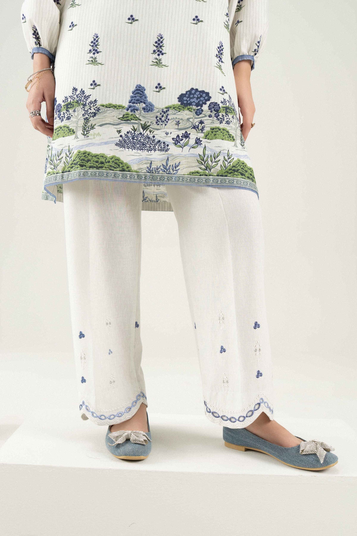 2 Piece - Printed Embroidered Suit - ST2STE-PRET26WV2-21 for Women - Pret Collection | Nishat | Shop Online