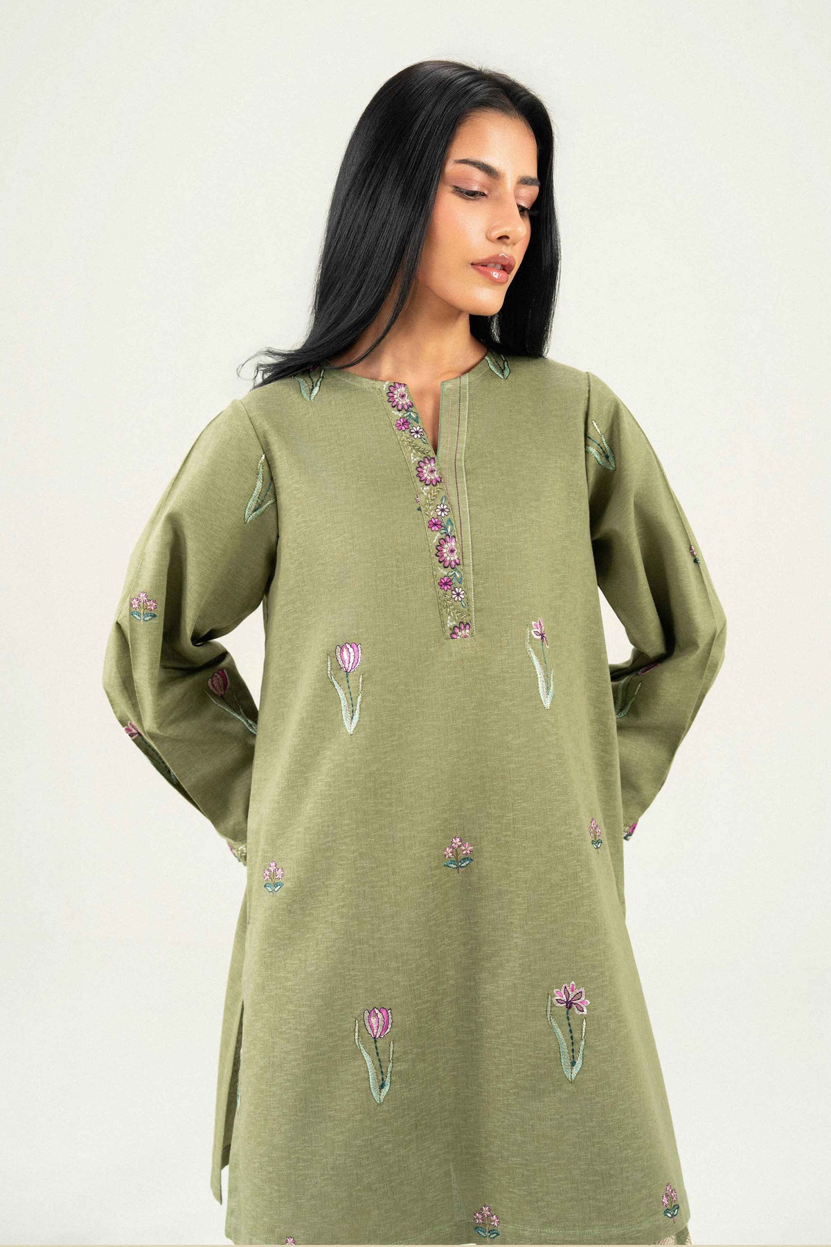 2 Piece - Embroidered Suit - ST2STE-PRET26WV2-24 for Women - Pret Collection | Nishat | Shop Online 