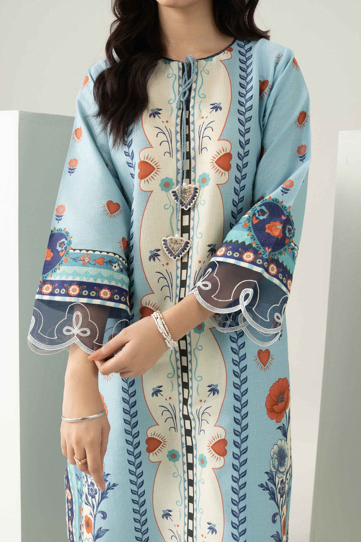 2 Piece - Printed Embroidered Suit - ST2STE-PRET26WV2-26 for Women - Pret Collection | Nishat | Shop Online