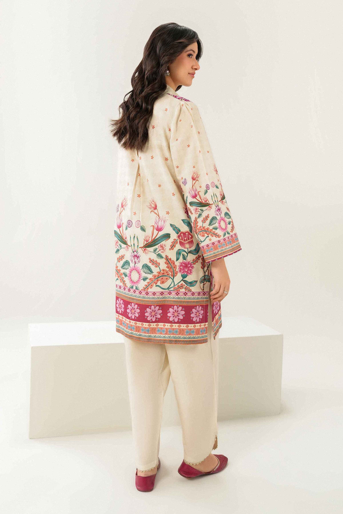 2 Piece - Printed Embroidered Suit - ST2STE-PRET26WV2-27