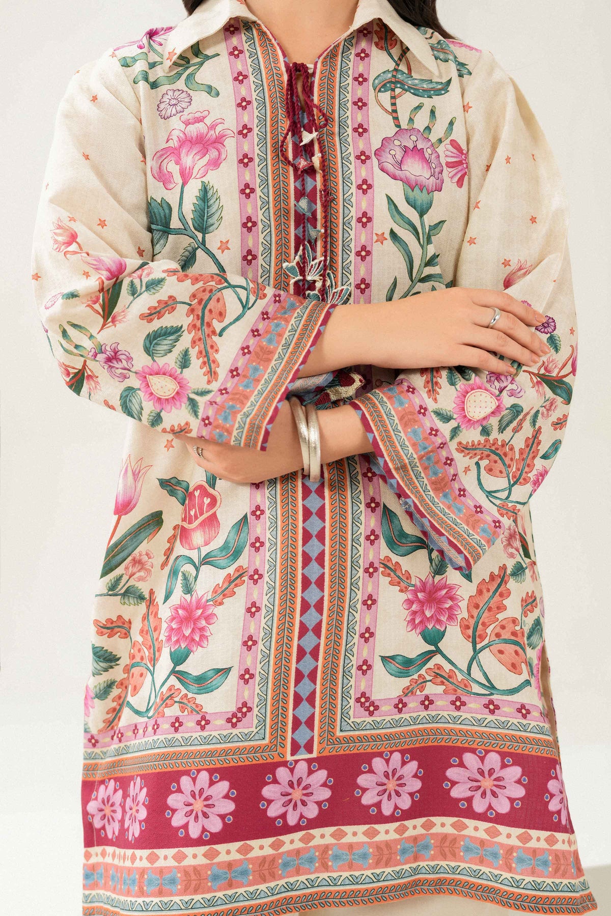 2 Piece - Printed Embroidered Suit - ST2STE-PRET26WV2-27