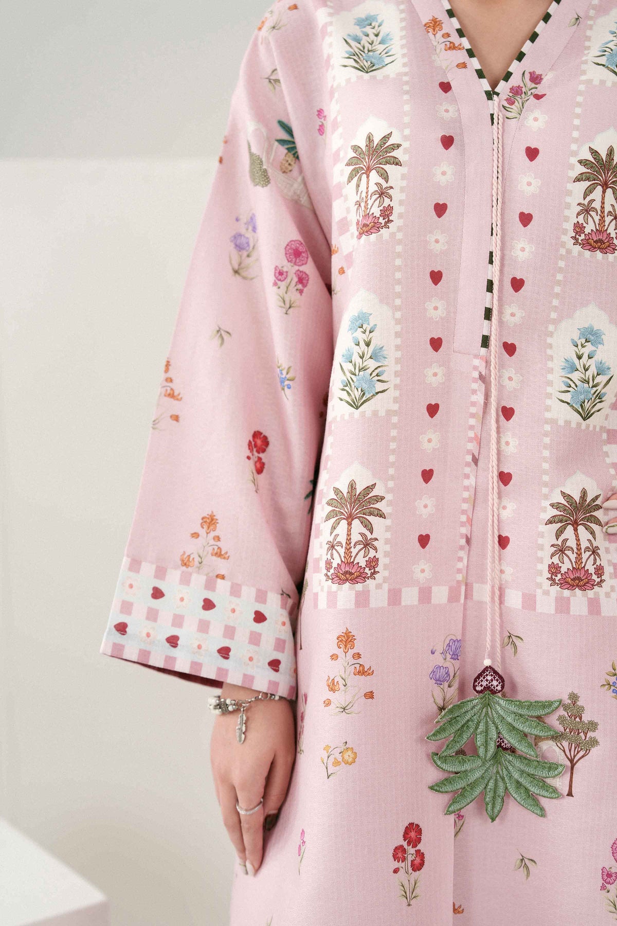 2 Piece - Printed Embroidered Suit - ST2STE-PRET26WV2-29