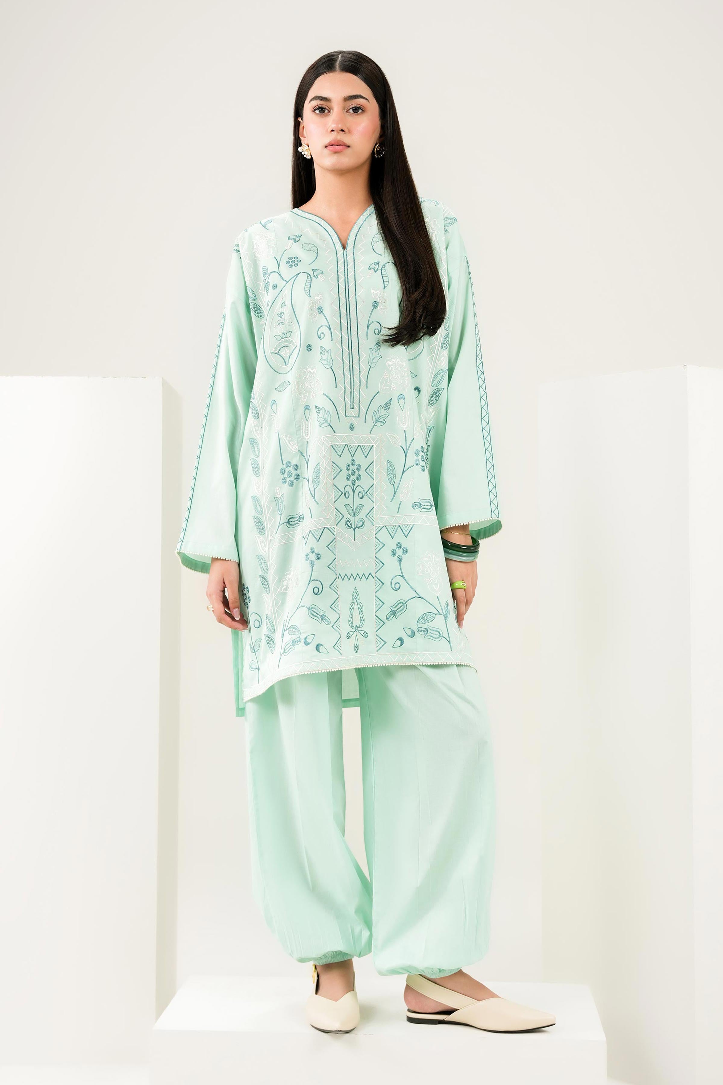 2 Piece - Embroidered Suit - ST2STE-PRET26WV2-3 for Women - Pret Collection | Nishat | Shop Online