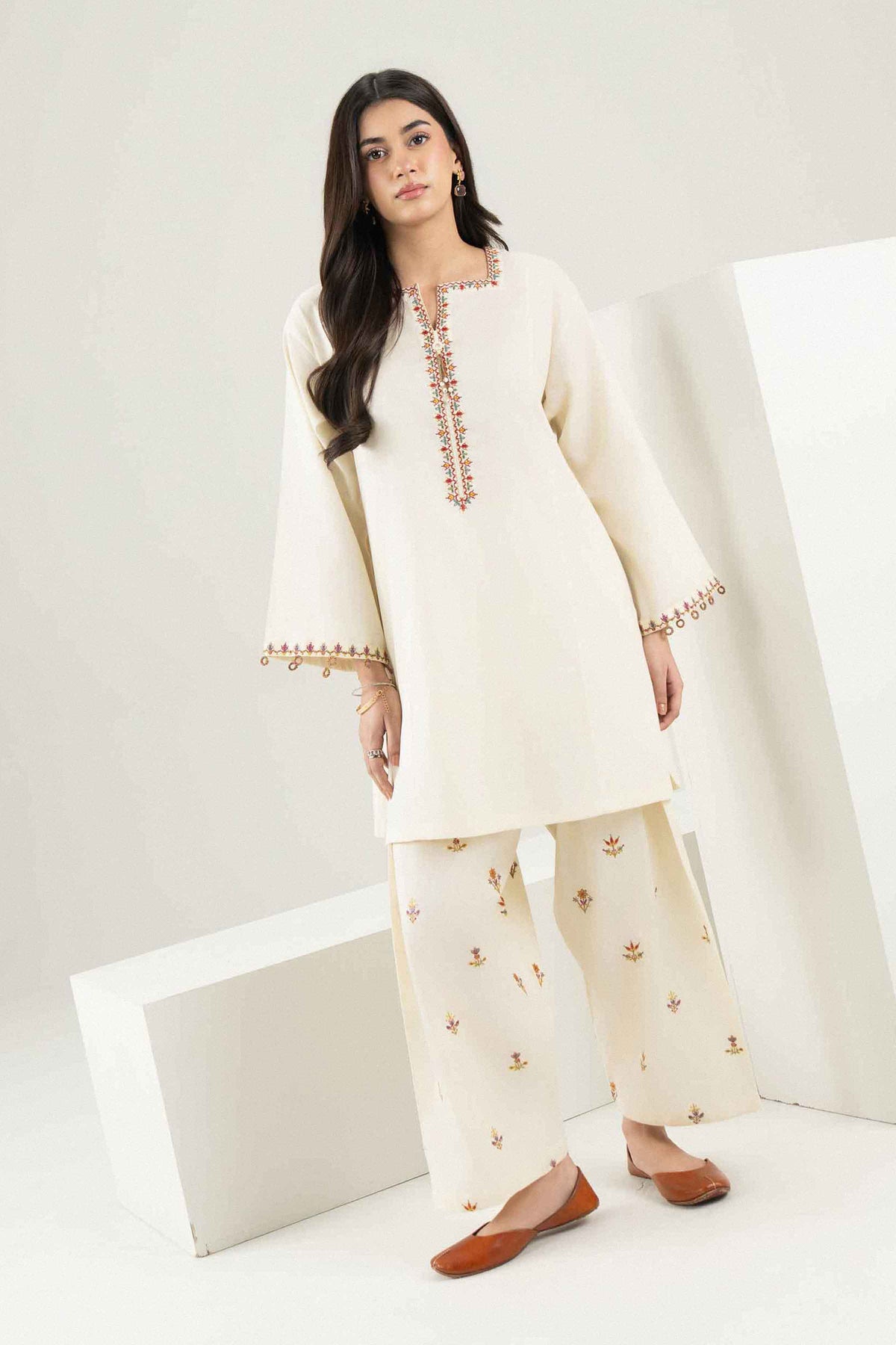2 Piece - Embroidered Suit - ST2STE-PRET26WV2-31 for Women - Pret Collection | Nishat | Shop Online