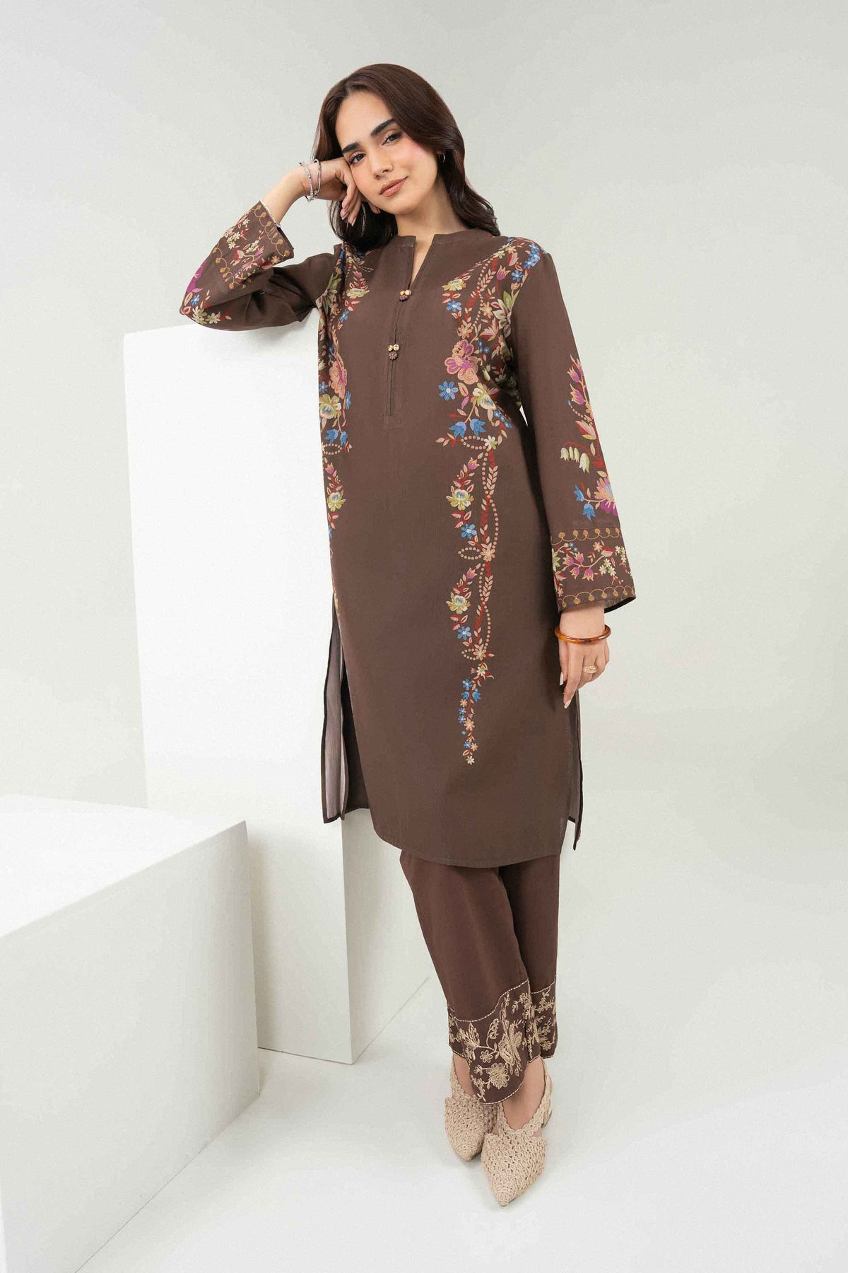 2 Piece - Printed Embroidered Suit - ST2STE-PRET26WV2-36 for Women -  Pret Collection | Nishat | Shop Online
