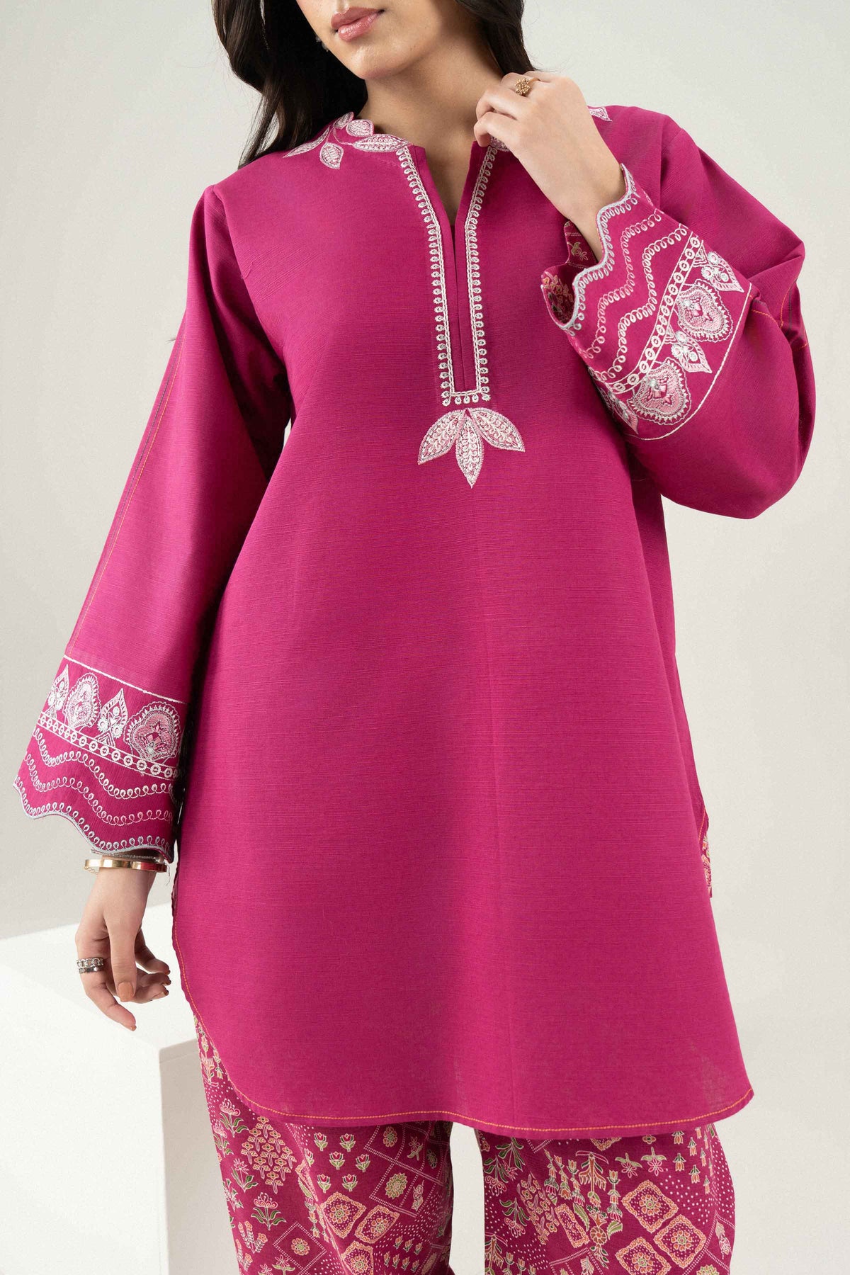2 Piece - Printed Embroidered Suit - ST2STE-PRET26WV2-39 for Women - Pret Collection | Nishat | Shop Online
