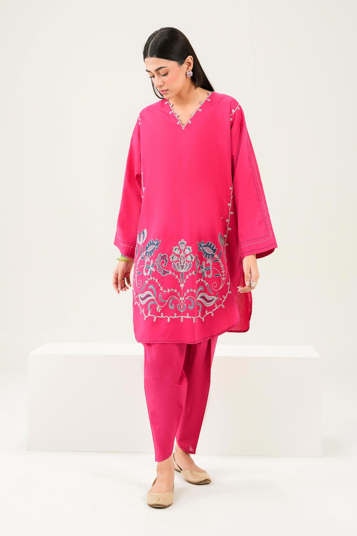2 Piece - Embroidered Suit - ST2STE-PRET26WV2-4 for Women - Pret Collection | Nishat | Shop Online