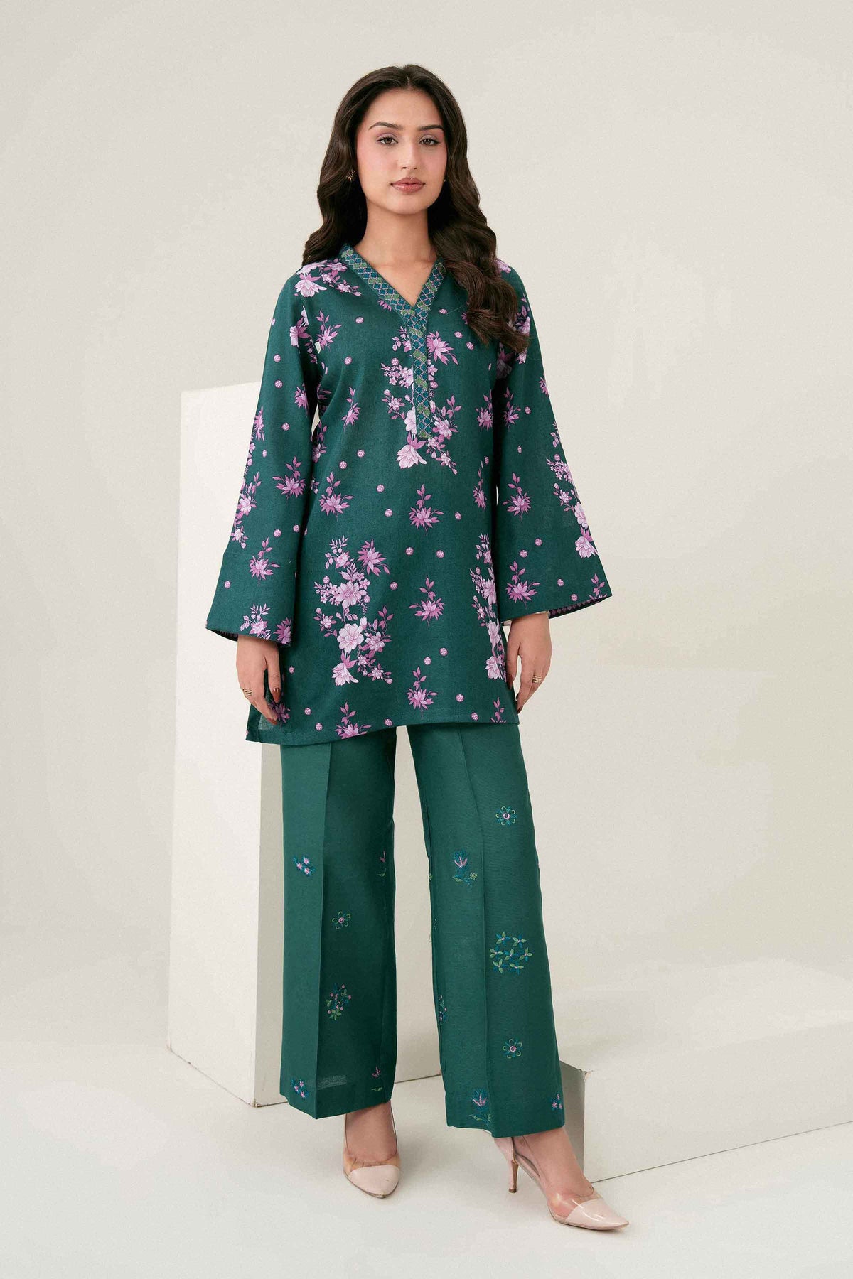 2 Piece - Printed Embroidered Suit - ST2STE-PRET26WV2-41 for Women - Pret Collection | Nishat | Shop Online