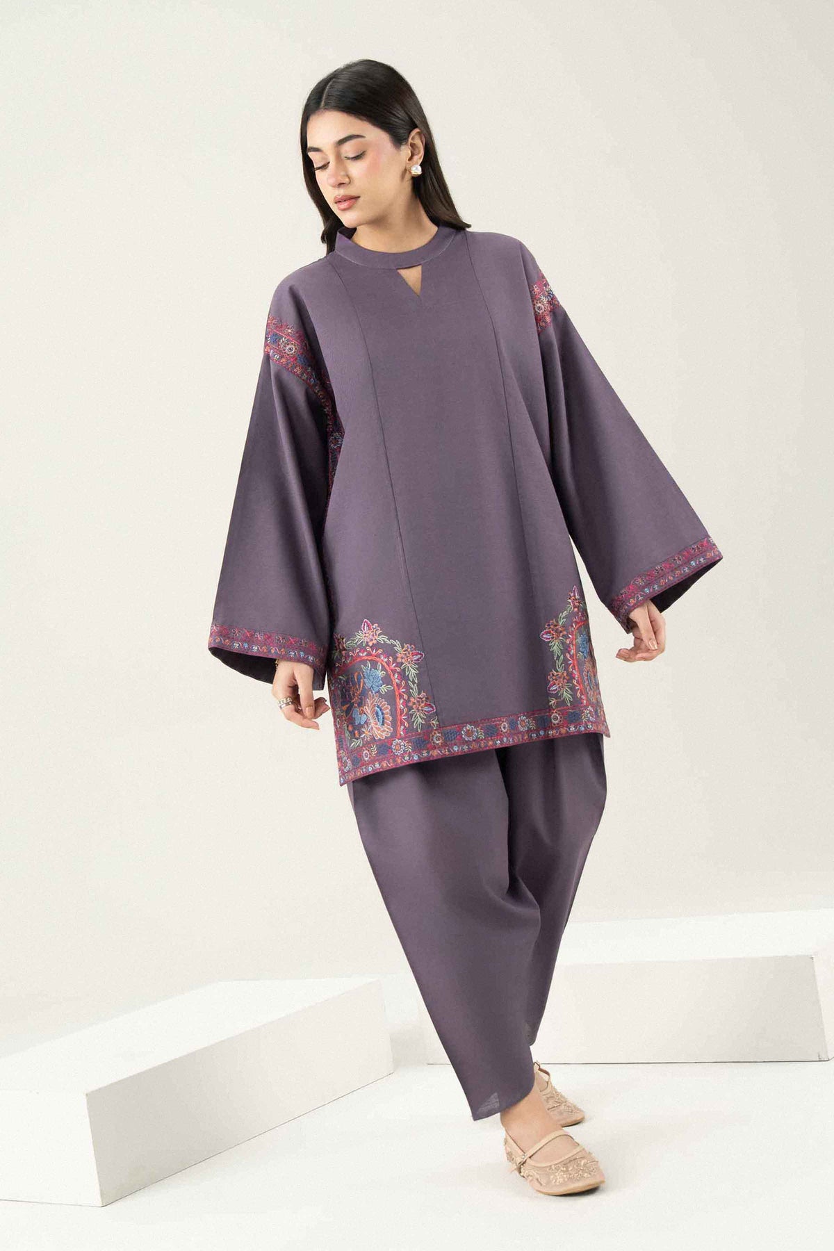 2 Piece - Embroidered Suit - ST2STE-PRET26WV2-52 for Women - Pret Collection | Nishat | Shop Online