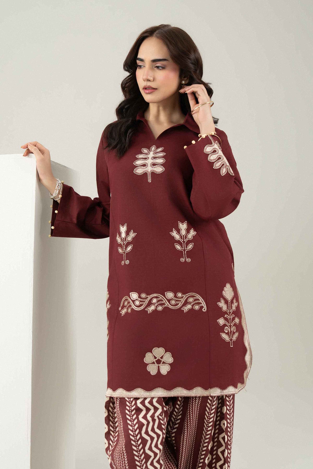 2 Piece - Printed Embroidered Suit - ST2STE-PRET26WV2-54 for Women - Pret Collection | Nishat | Shop Online