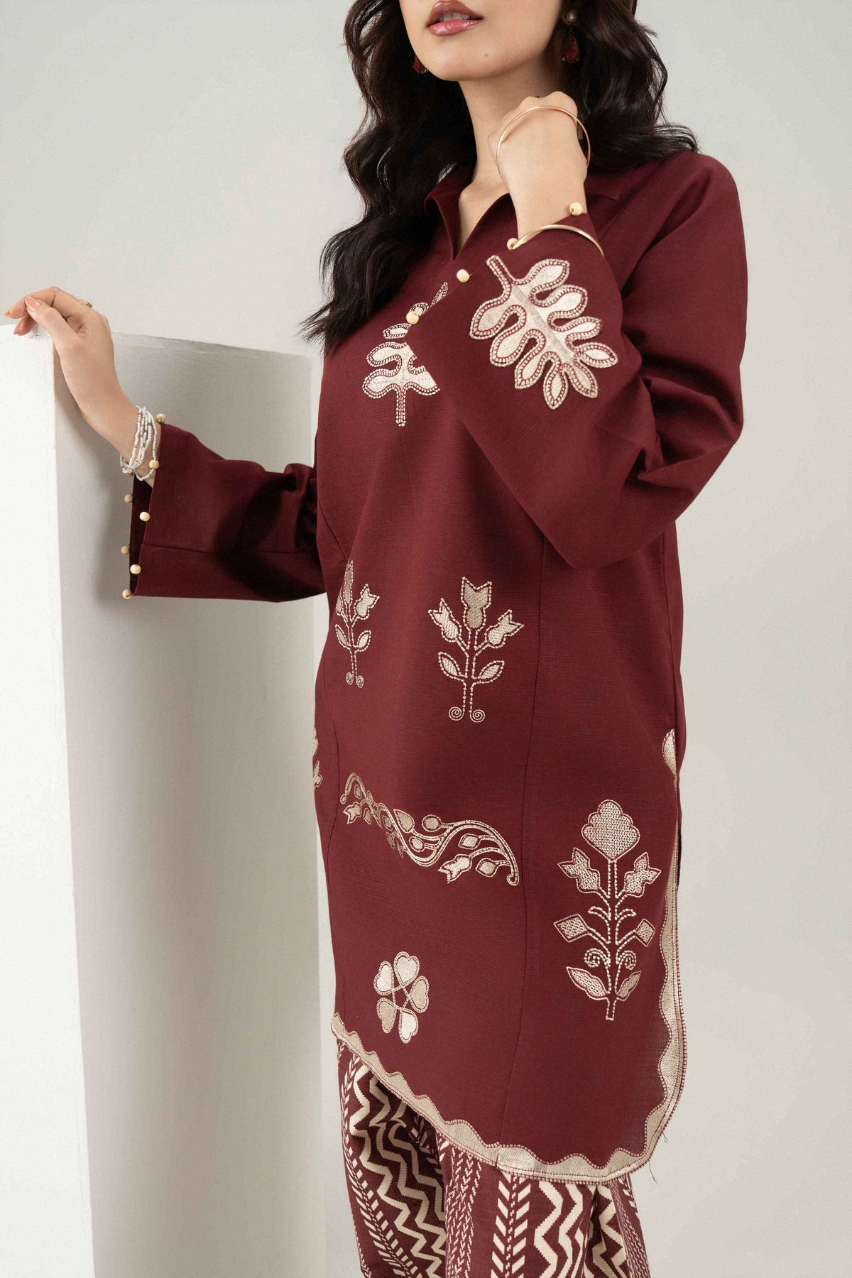 2 Piece - Printed Embroidered Suit - ST2STE-PRET26WV2-54 for Women - Pret Collection | Nishat | Shop Online