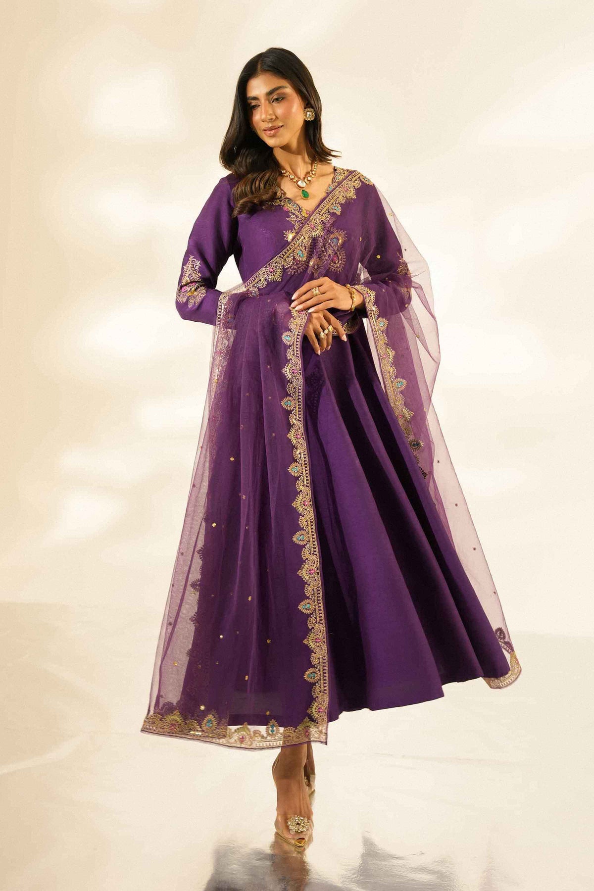 2 Piece - Embroidered Suit - ST3DDE-LUXE26WV2-1 for Women -  Luxury Pret Collection | Nishat | Shop Online 