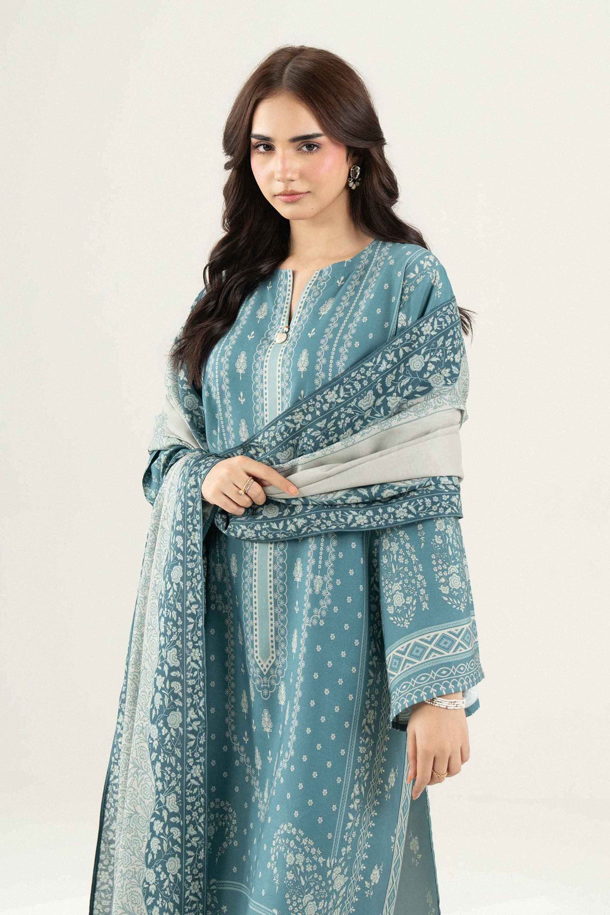 3 Piece - Printed Suit - ST3P-PRET26WV1-12 for Women - Pret Collection | Nishat | Shop Online