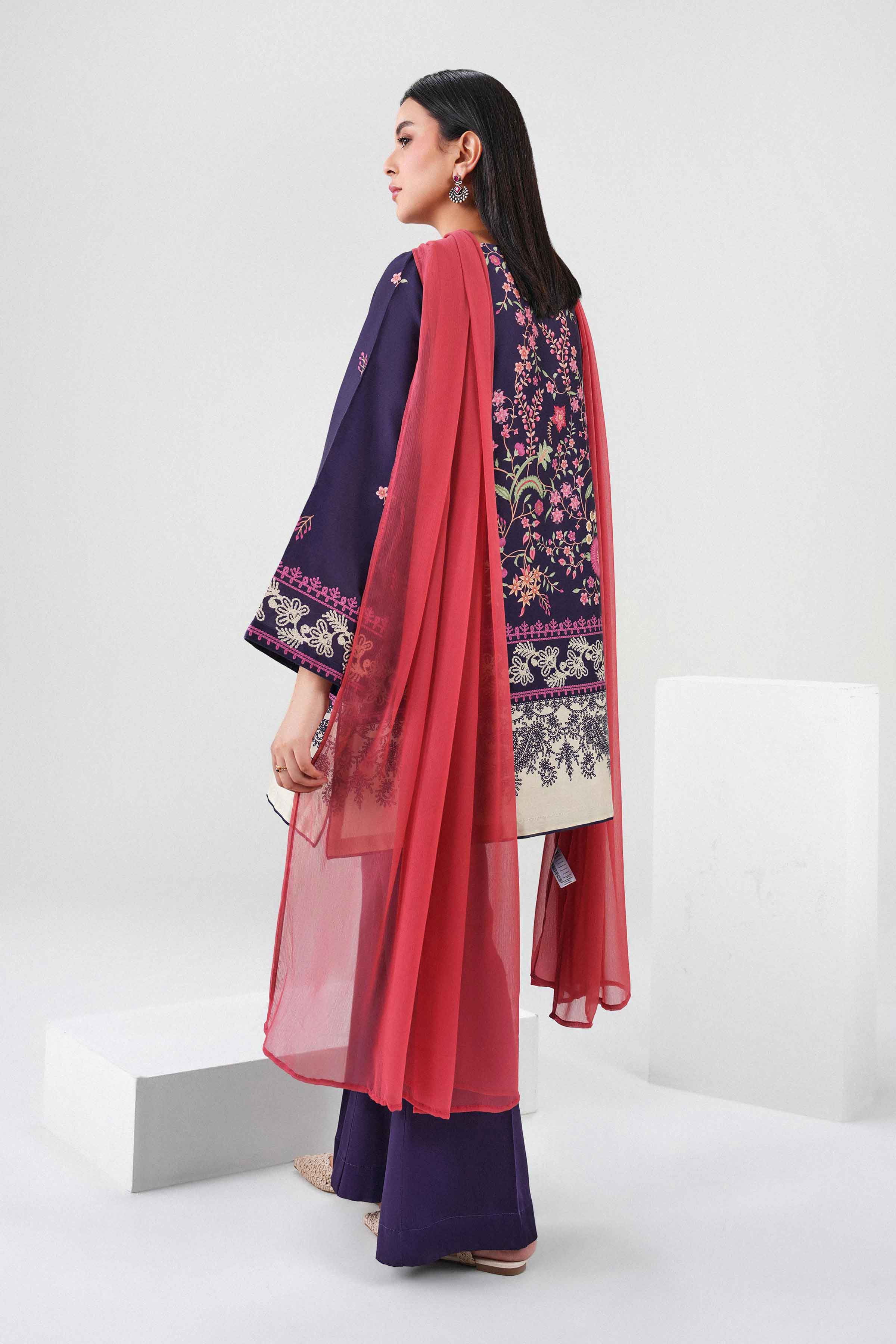 3 Piece - Printed Suit - ST3P-PRET26WV1-2 for Women - Pret Collection | Nishat | Shop Online 