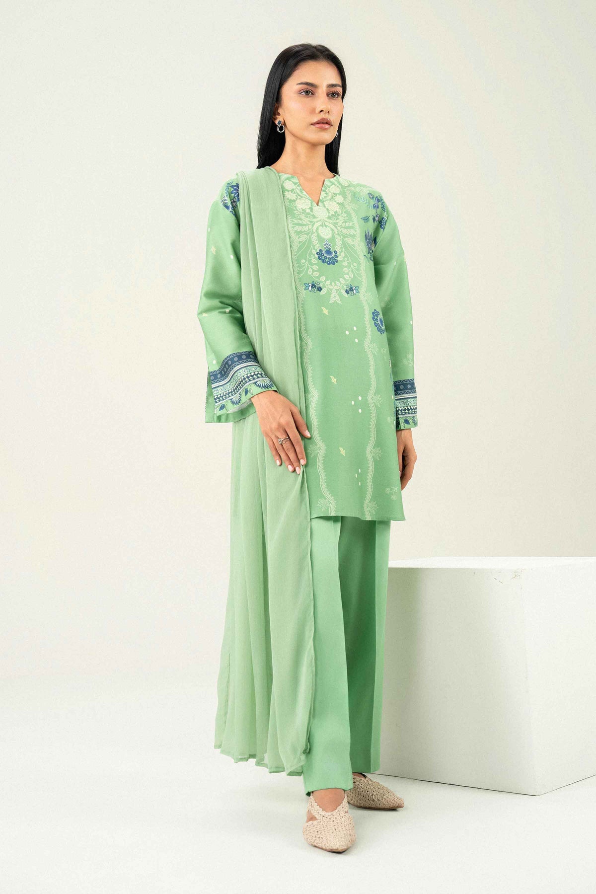 3 Piece - Printed Suit - ST3P-PRET26WV1-3  for Women - Pret Collection | Nishat | Shop Online