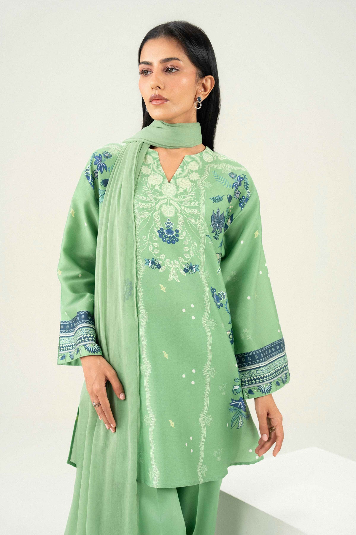 3 Piece - Printed Suit - ST3P-PRET26WV1-3  for Women - Pret Collection | Nishat | Shop Online