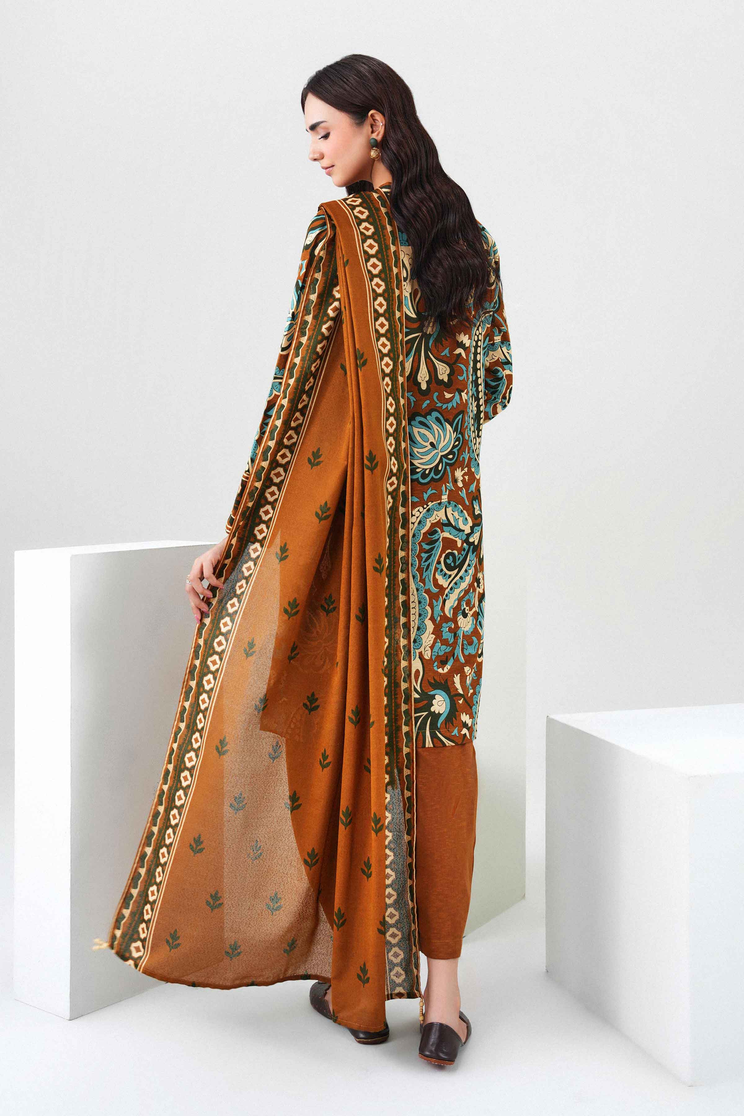 3 Piece - Printed Suit - ST3P-PRET26WV1-5 for Women - Pret Collection | Nishat | Shop Online 