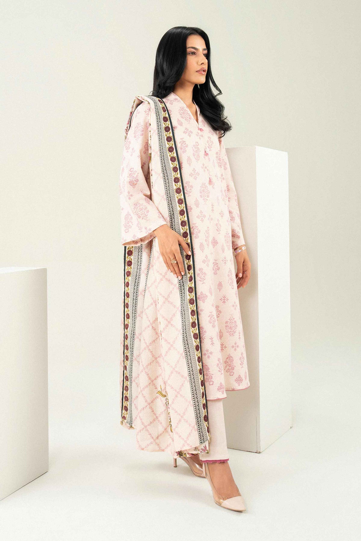3 Piece - Printed Suit - ST3P-PRET26WV1-8 for Women - Pret Collection | Nishat | Shop Online 