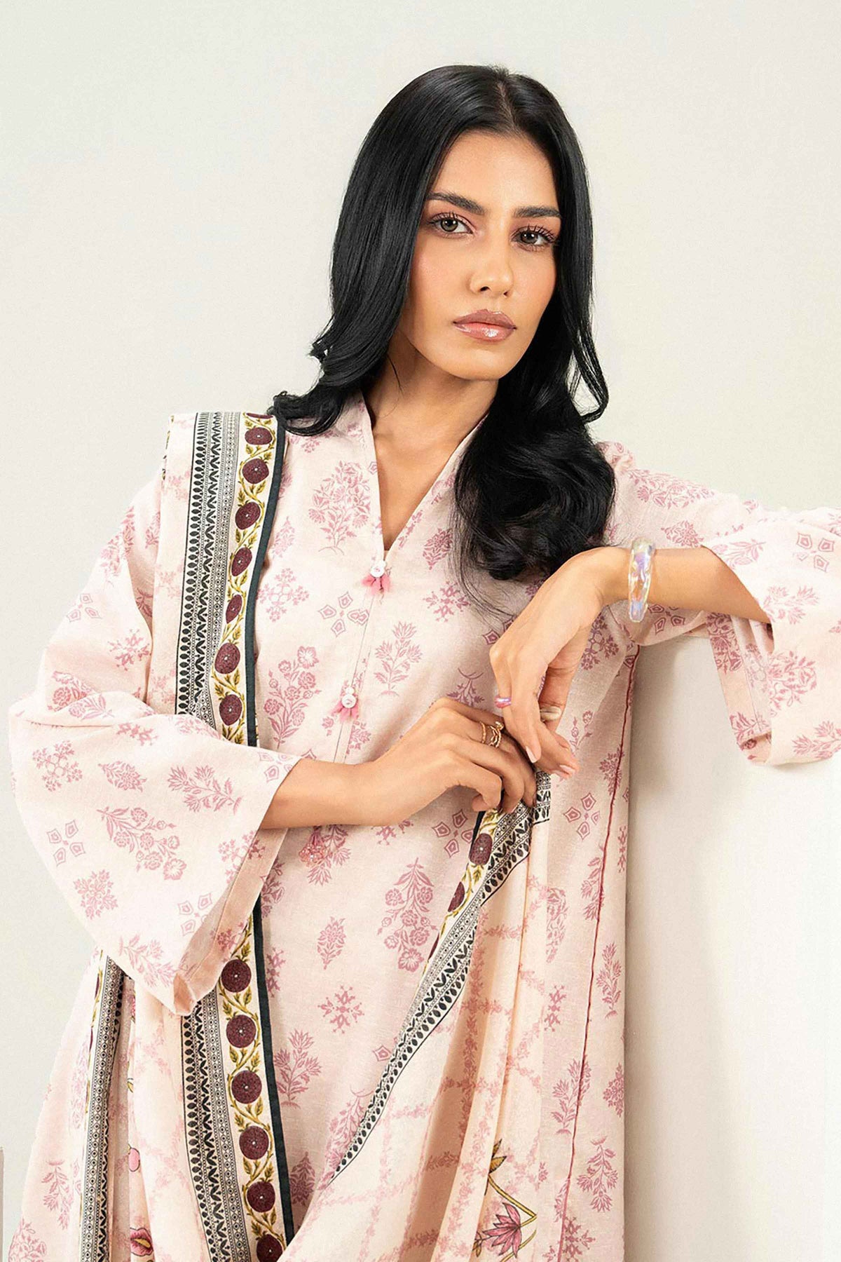 3 Piece - Printed Suit - ST3P-PRET26WV1-8 for Women - Pret Collection | Nishat | Shop Online 
