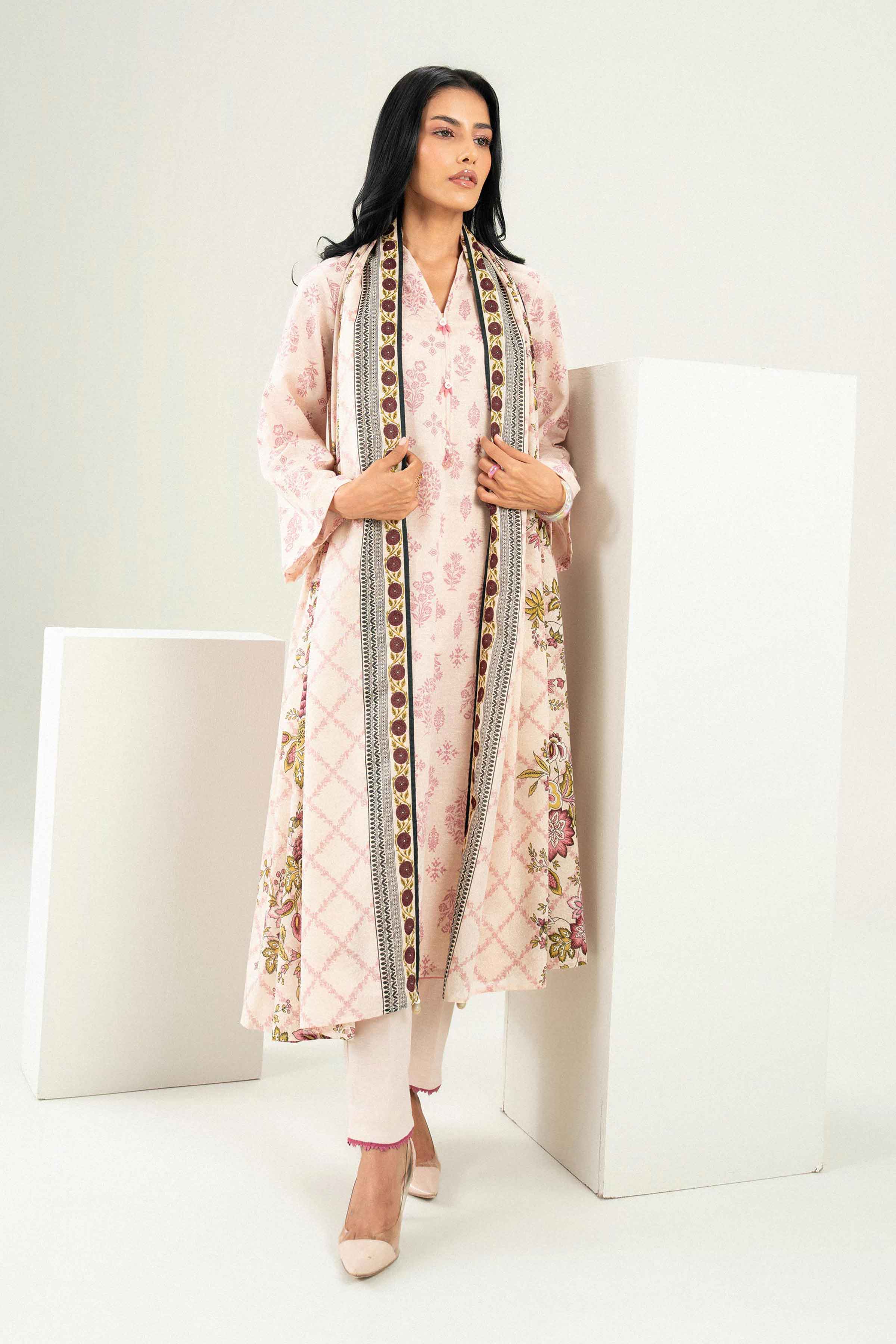 3 Piece - Printed Suit - ST3P-PRET26WV1-8 for Women - Pret Collection | Nishat | Shop Online 