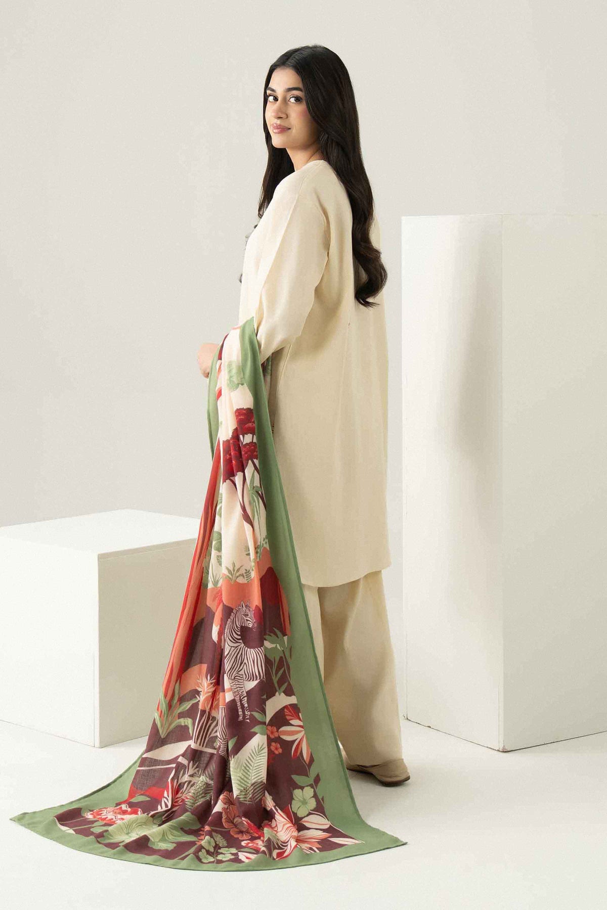 3 Piece - Printed Suit - ST3P-PRET26WV2-3 for Women - Pret Collection | Nishat | Shop Online