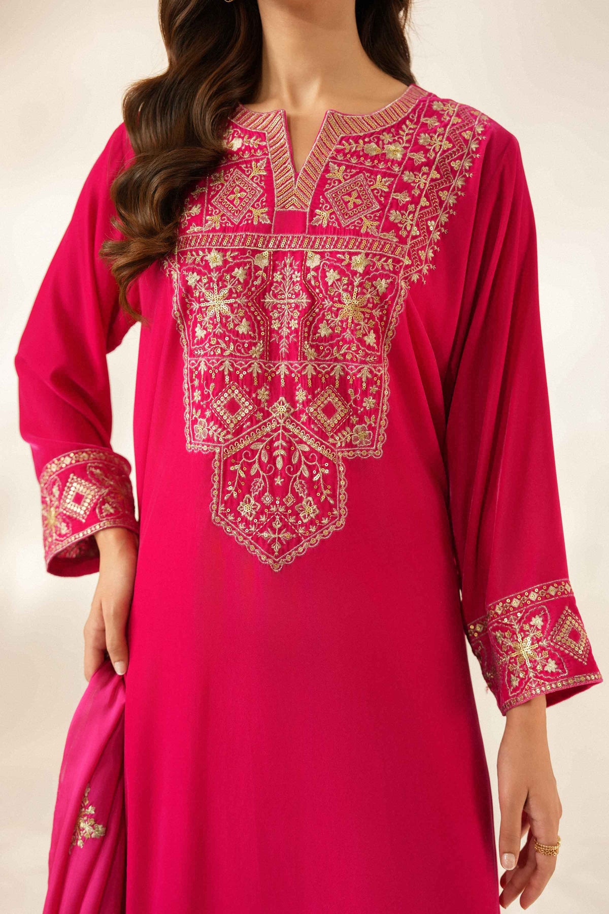 3 Piece - Embroidered Suit - ST3PE-LUXE26WV1-14 for Women - Pret Collection | Nishat | Shop Online 