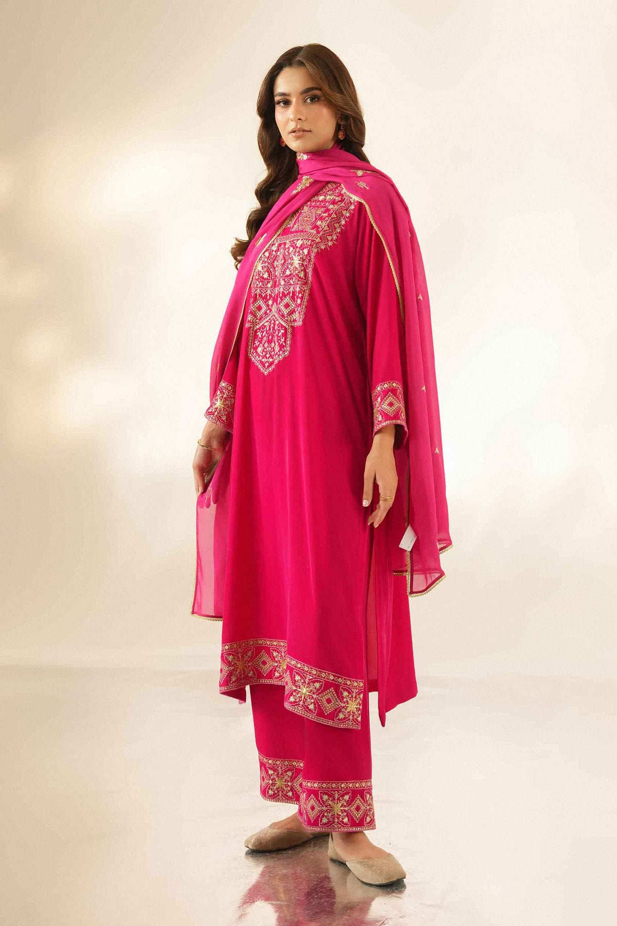 3 Piece - Embroidered Suit - ST3PE-LUXE26WV1-14 for Women - Pret Collection | Nishat | Shop Online 