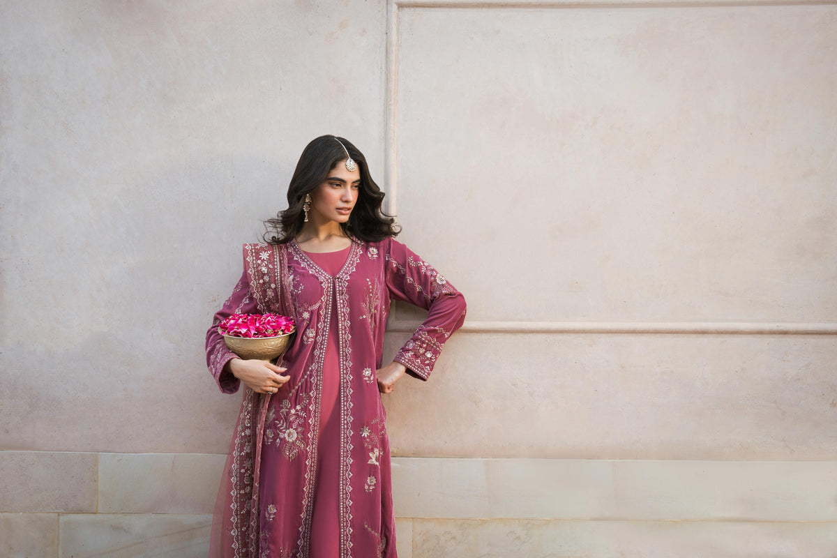 3 PIECE - EMBROIDERED SUIT - ST3PE-LUXE26WV1-16
