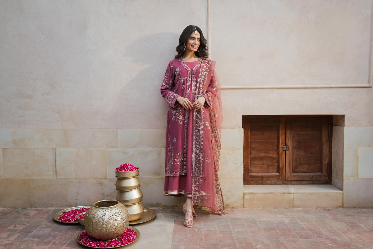 3 PIECE - EMBROIDERED SUIT - ST3PE-LUXE26WV1-16