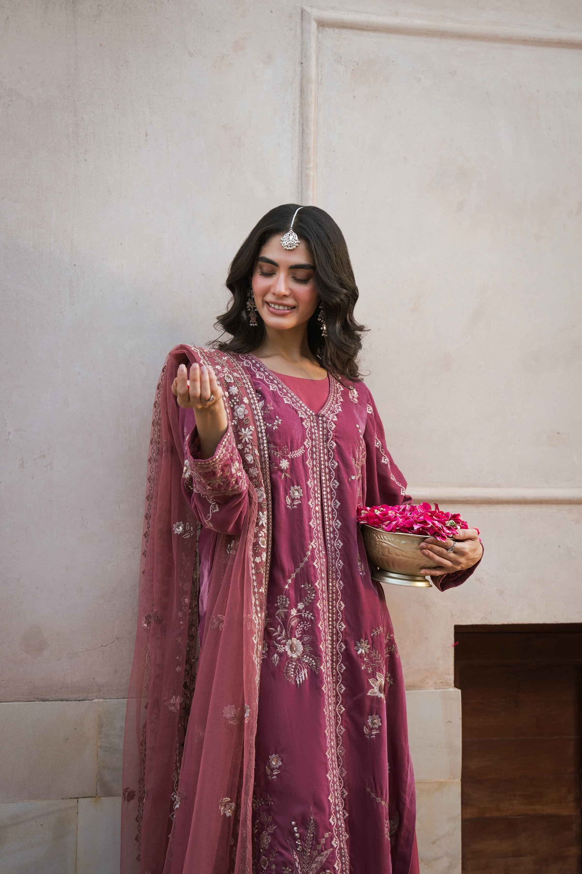 3 PIECE - EMBROIDERED SUIT - ST3PE-LUXE26WV1-16